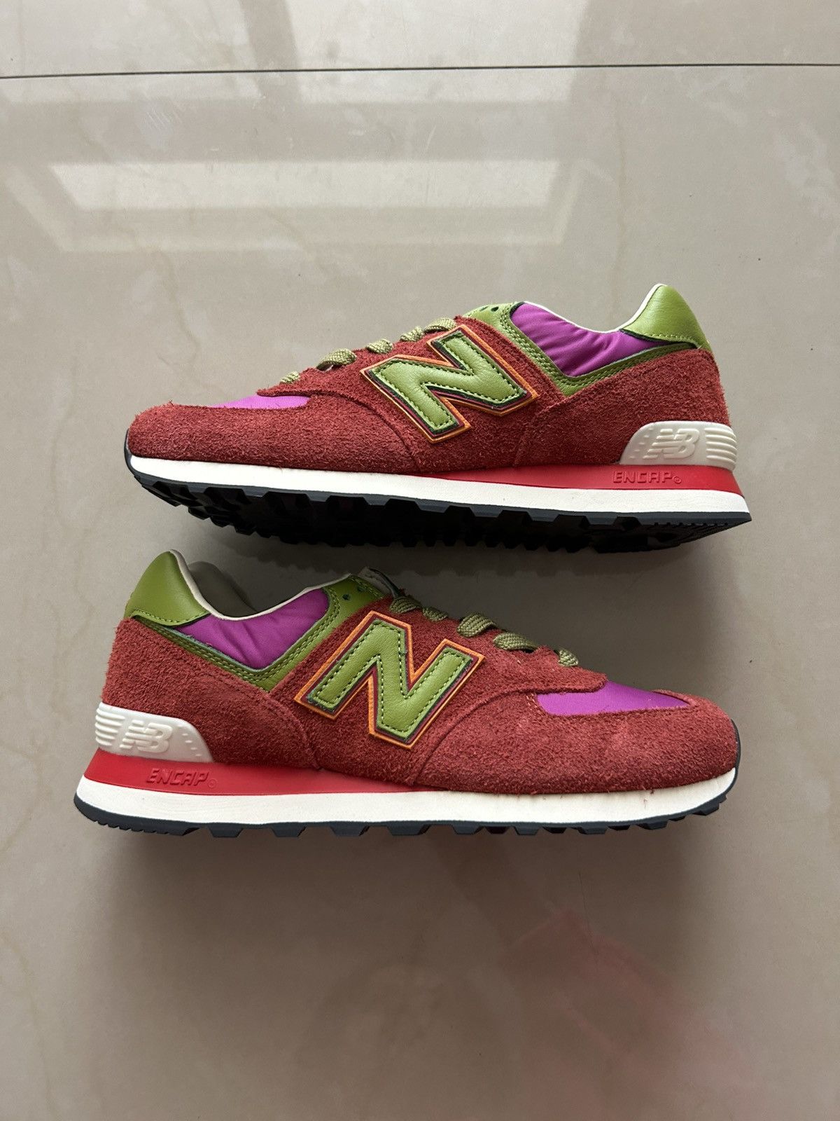 New Balance × Stray Rats Stray rats x new balance 574 red Size US 9 / EU 42 - 1 Thumbnail