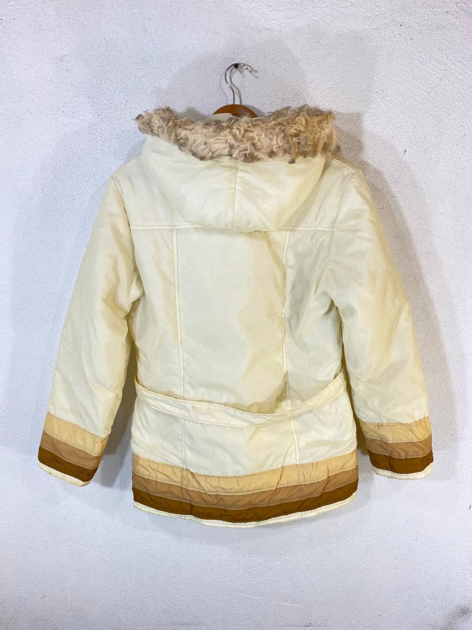 Vintage vintage white bear skiwear retro puffer jacket talon zipper Size US M / EU 48-50 / 2 - 9 Thumbnail