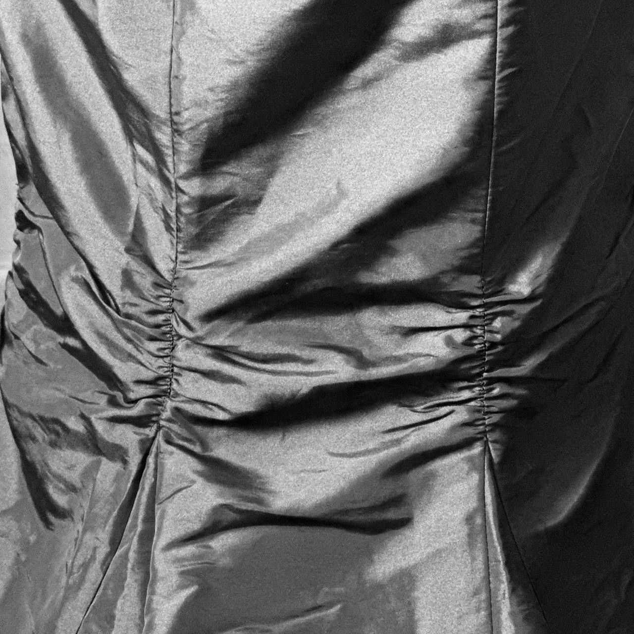 Vintage Avant Garde maxi draped asymmetric nylon skirt Size 25" / US 0 / IT 36 - 3 Thumbnail
