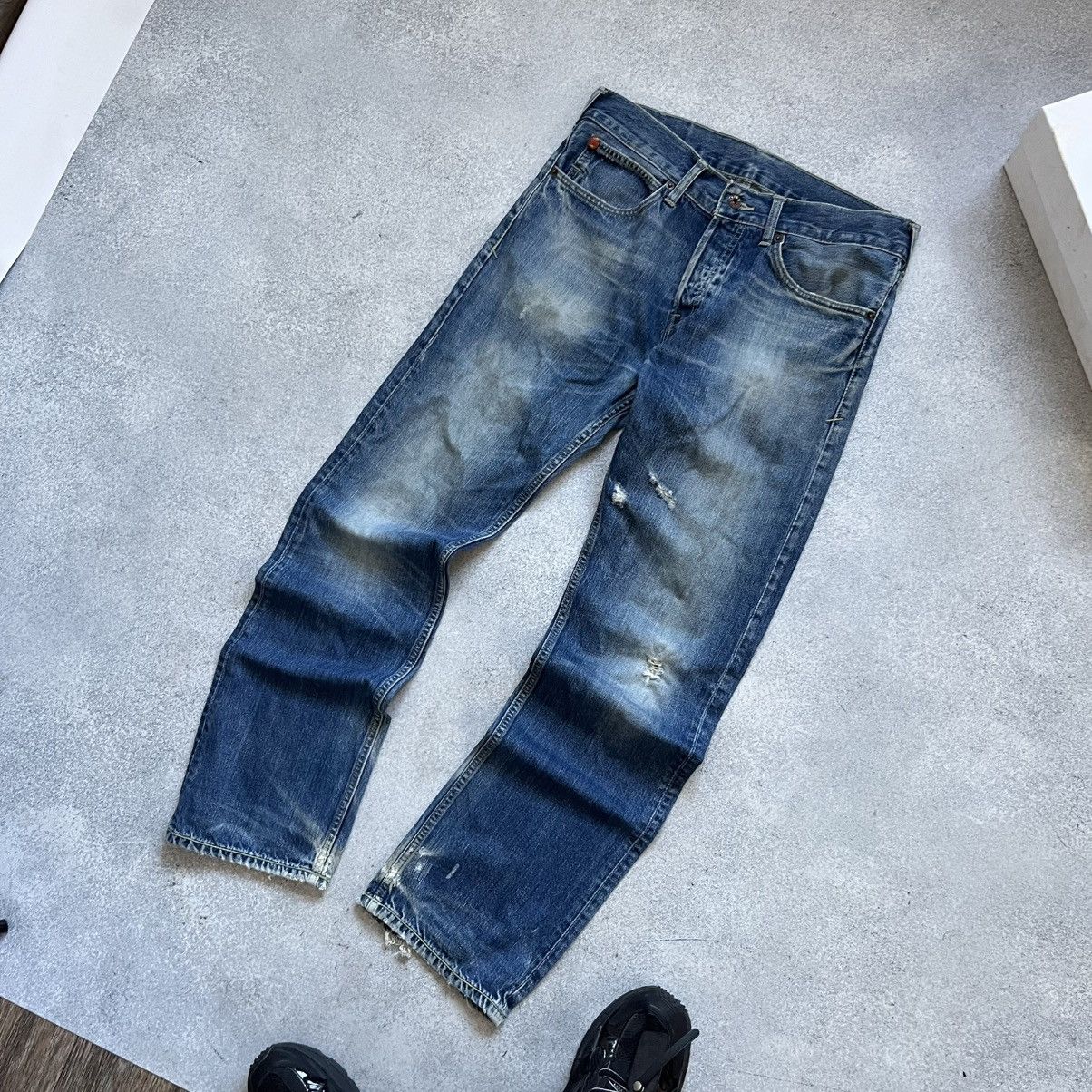 Evisu × Puma Evisu x Puma Jeans Baggy Y2K Size US 32 / EU 48 - 9 Thumbnail