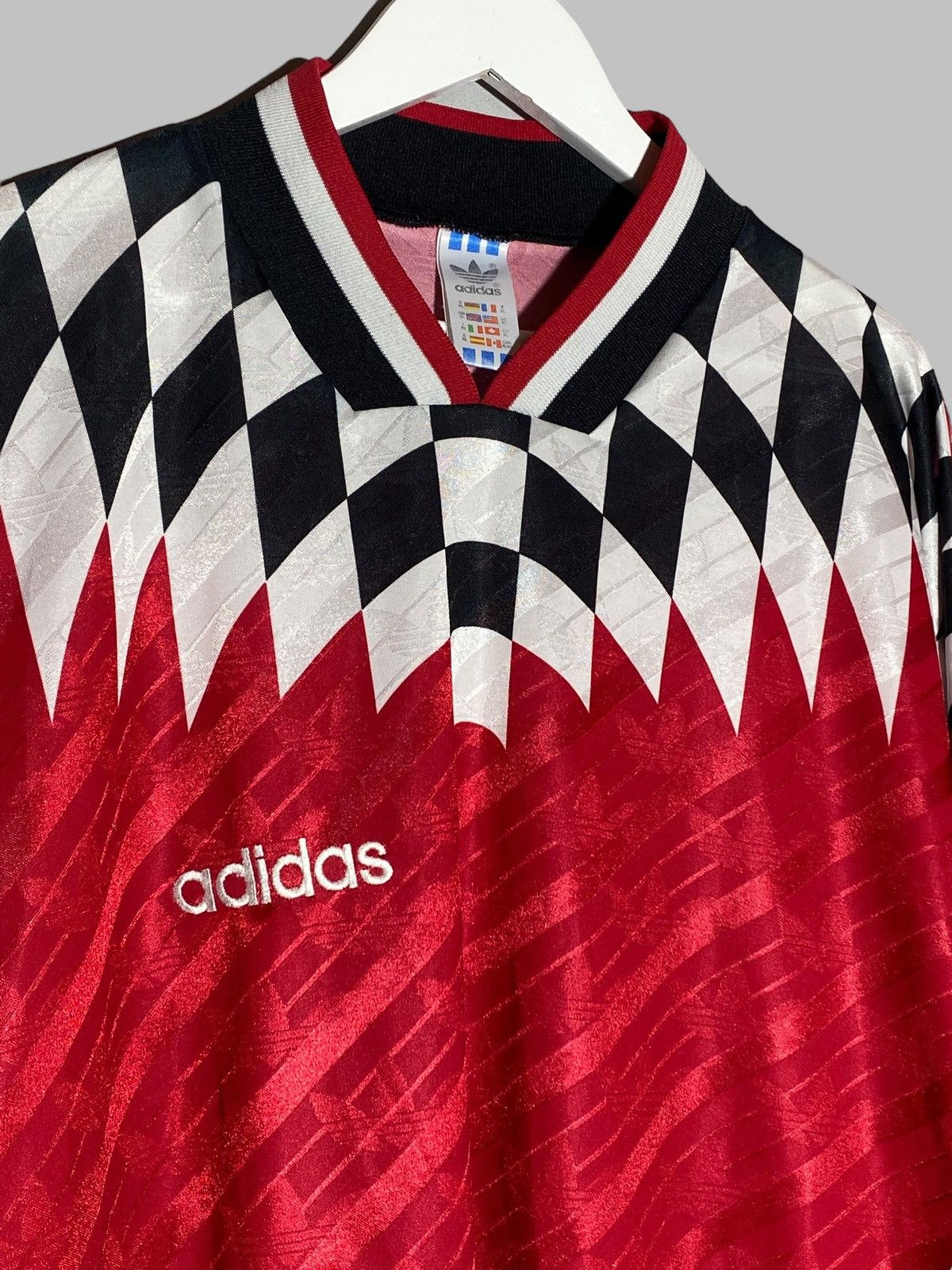 Adidas Vintage Adidas Georgia 1994 Away Football Shirt Jersey Rare Size US XL / EU 56 / 4 - 3 Thumbnail