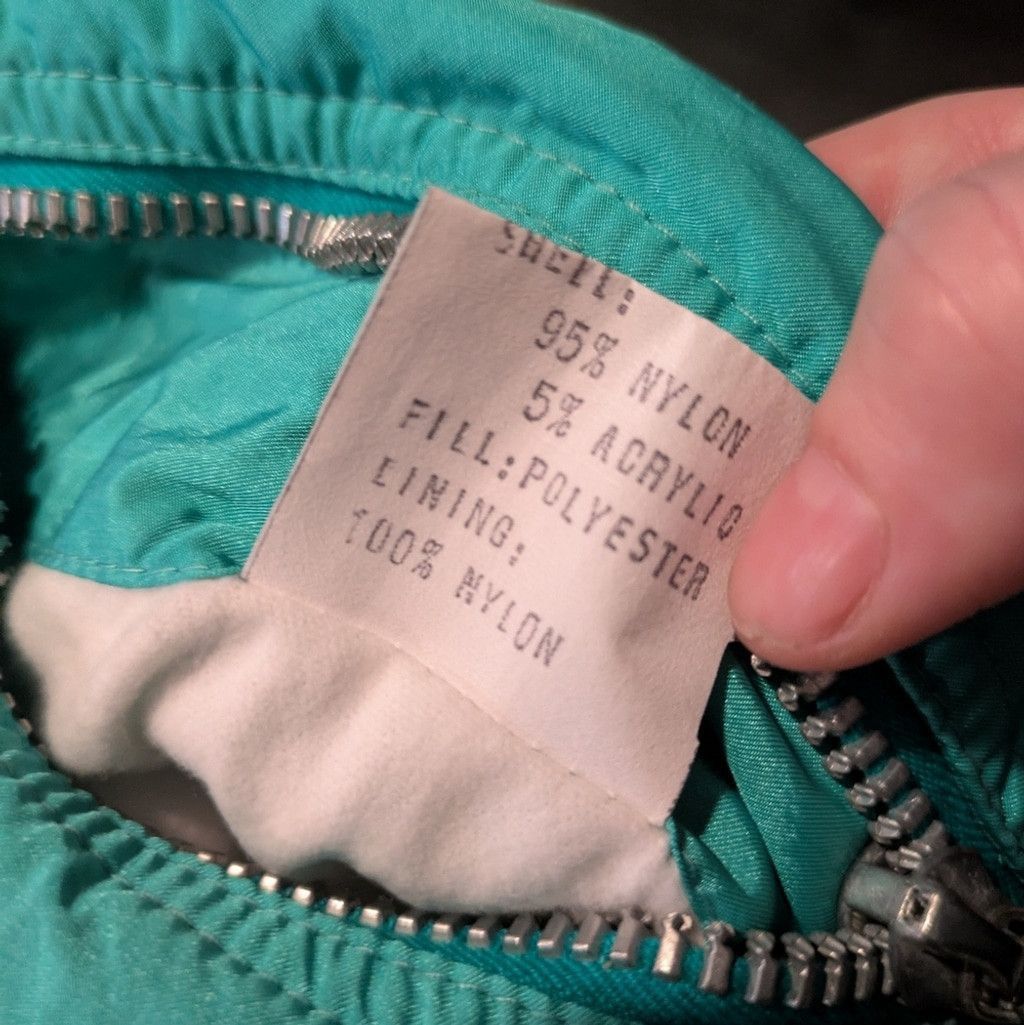 Other Kaelin Ski 24k Gold Coll. Vintage 80's Turquoise Ski Pant 8 Size 30" / US 8 / IT 44 - 6 Thumbnail