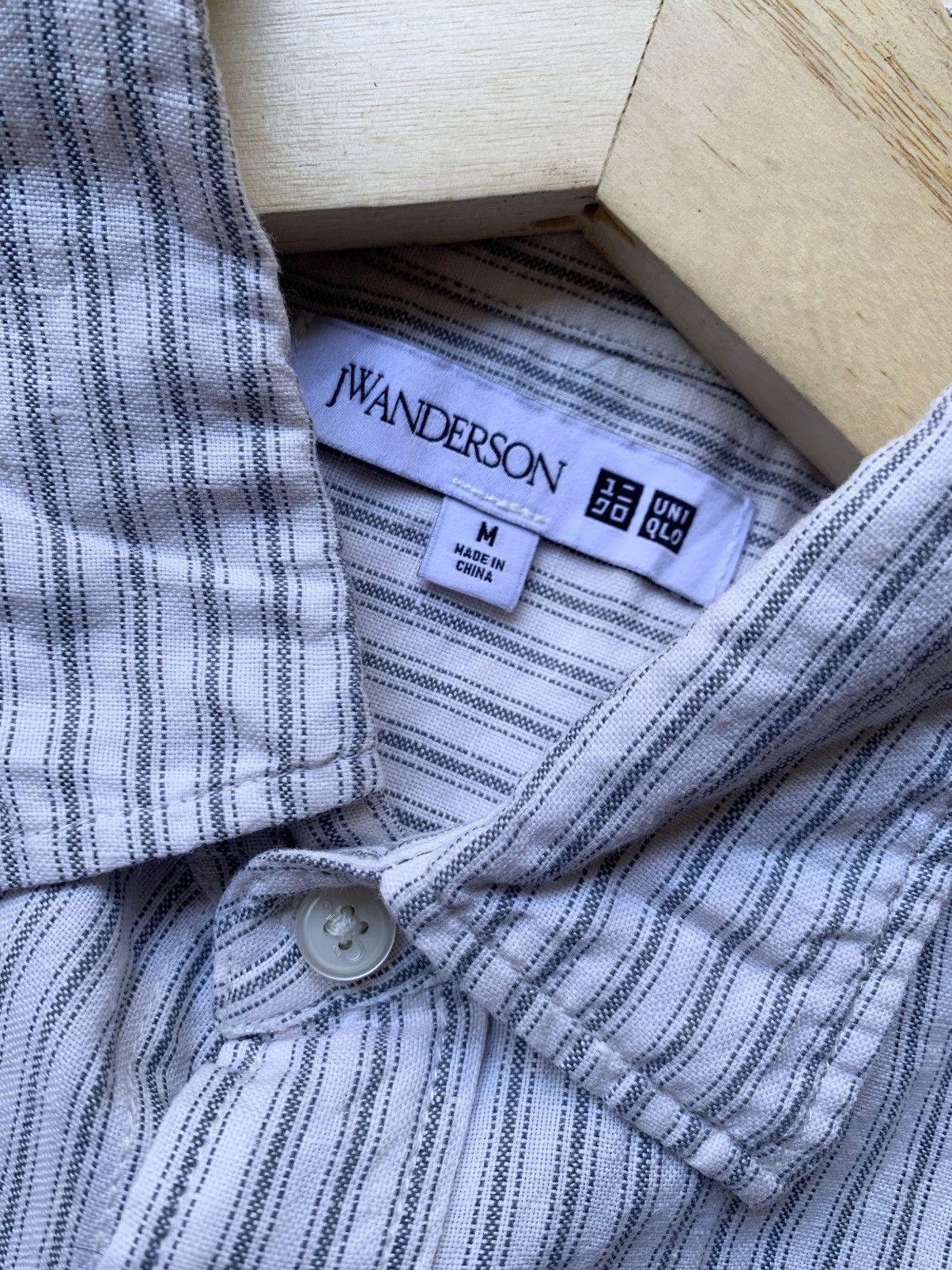 JW Anderson Uniqlo x Jw Anderson stripped linen shirt Size US M / EU 48-50 / 2 - 6 Thumbnail