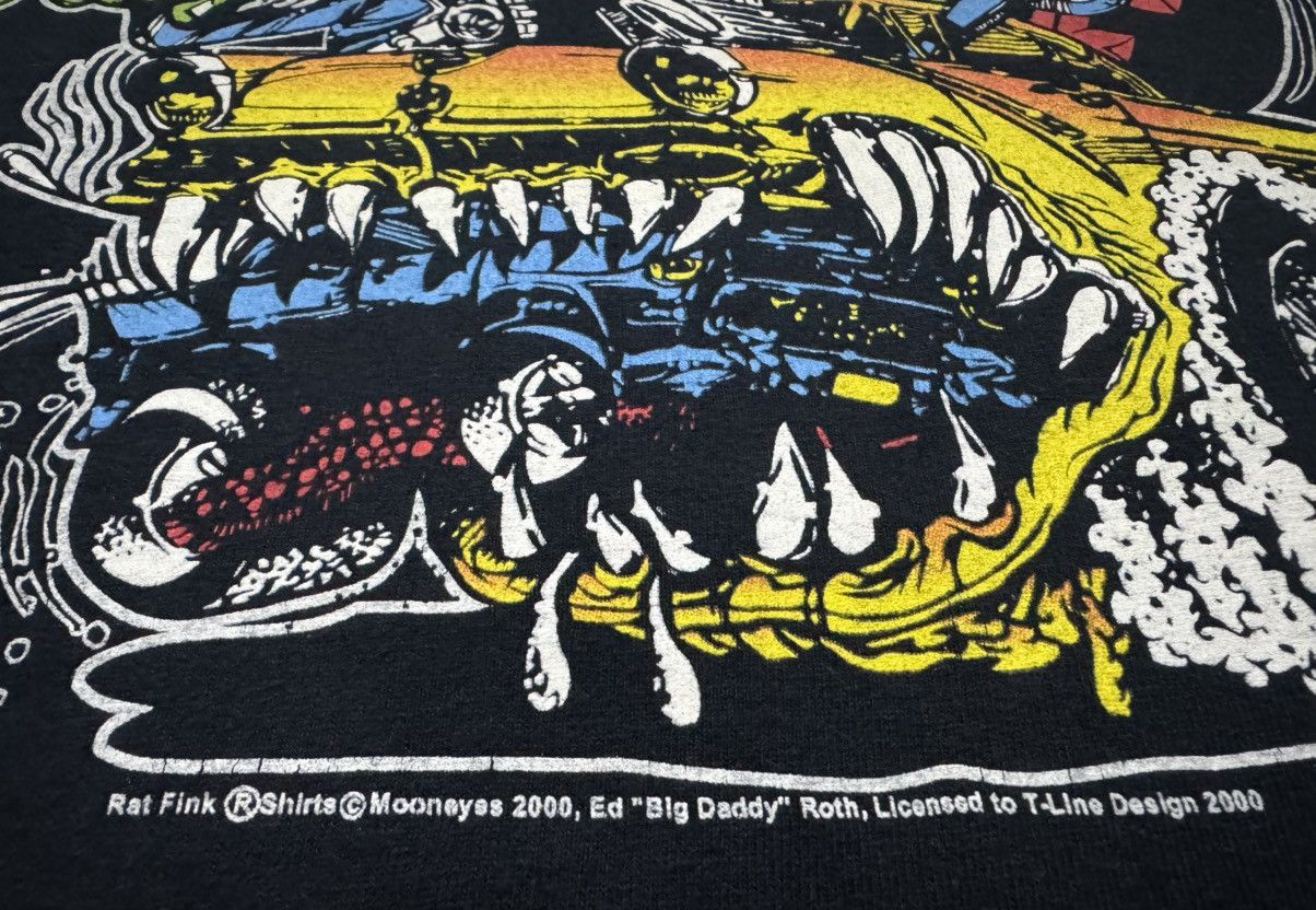 Vintage Vintage Y2K Rat Fink x Moon Eyes Size US XXL / EU 58 / 5 - 6 Thumbnail