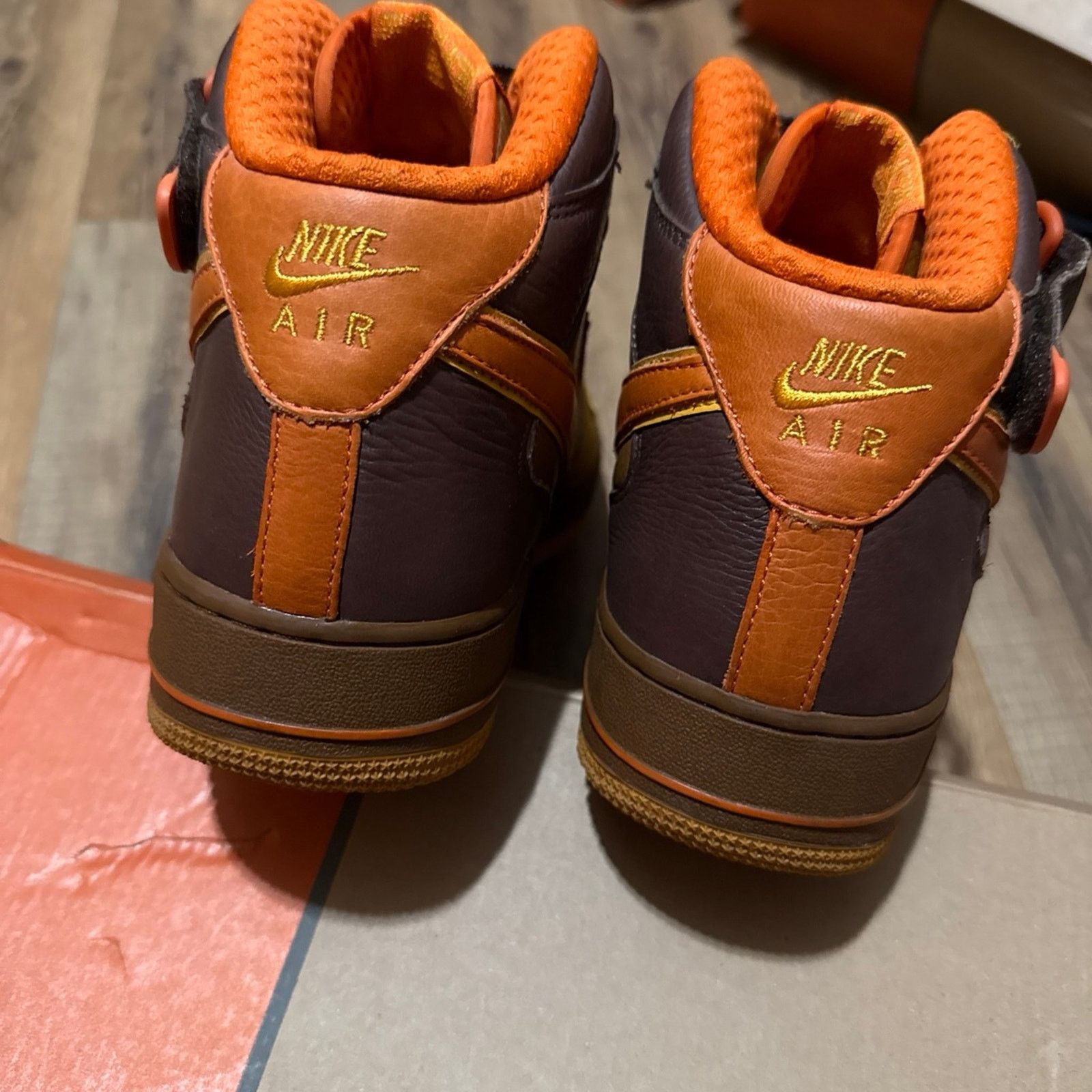 Nike 2006 Nike Air Force 1 Mid Premium QK Thanksgiving Size US 10.5 / EU 43-44 - 5 Thumbnail
