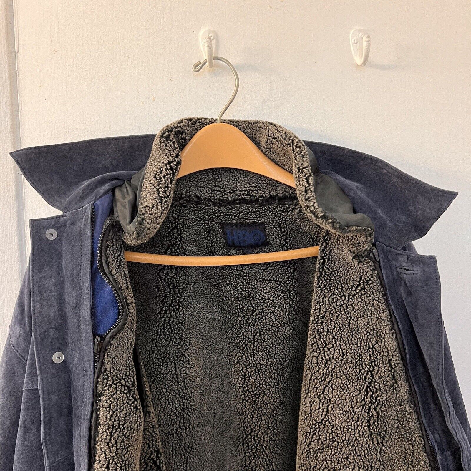 Other HBO Max Series Blue Suede Fleece Lined Coat Mens Size 2XL Size US XXL / EU 58 / 5 - 12 Thumbnail