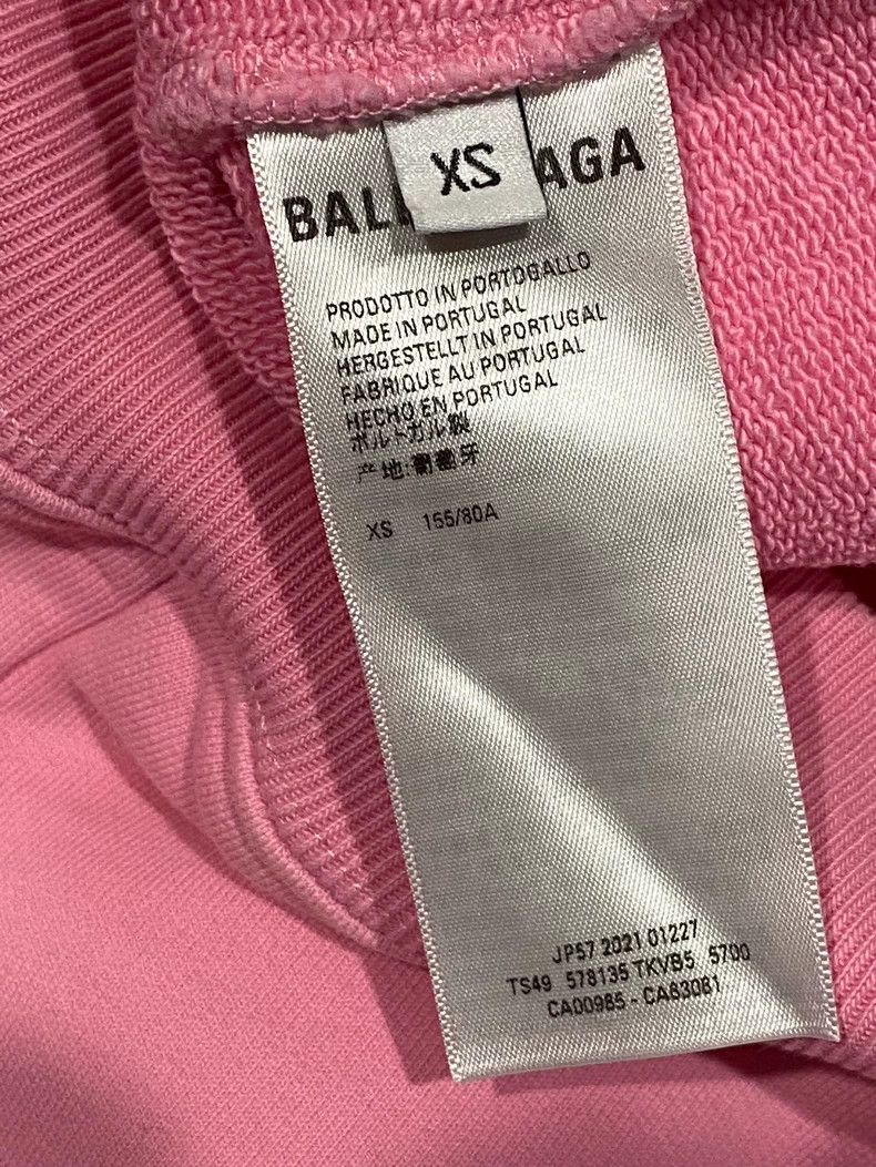 Balenciaga Balenciaga pink hoodie 2501-Nextarrow Size US XS / EU 42 / 0 - 4 Thumbnail