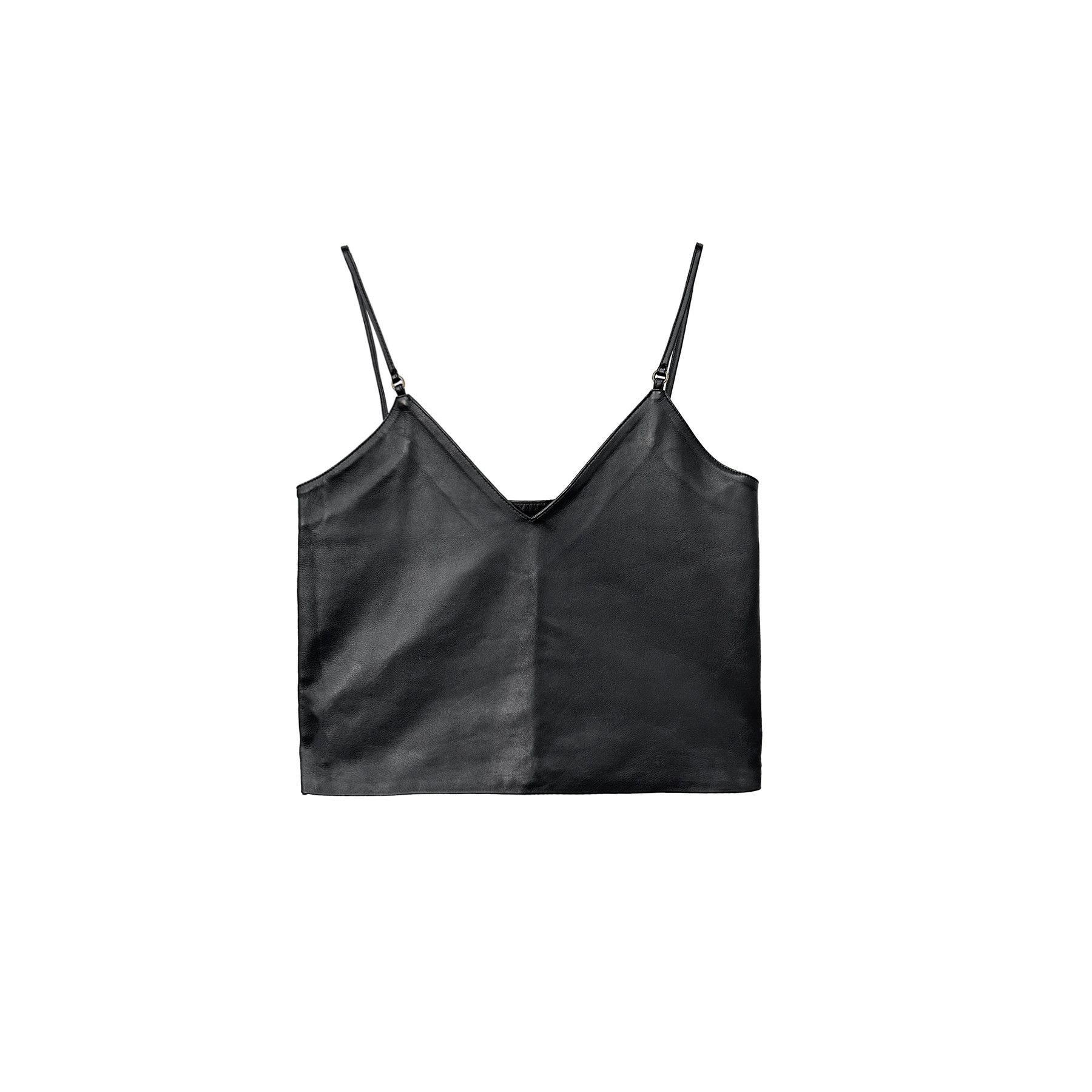 Chrome Hearts Chrome Hearts Black Leather Tank Top Size S / US 4 / IT 40 - 1 Thumbnail