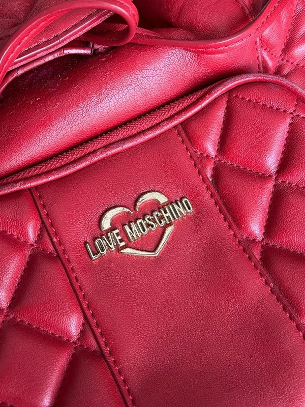 Moschino Love Moschino Red Bag Leather Size ONE SIZE - 2 Thumbnail