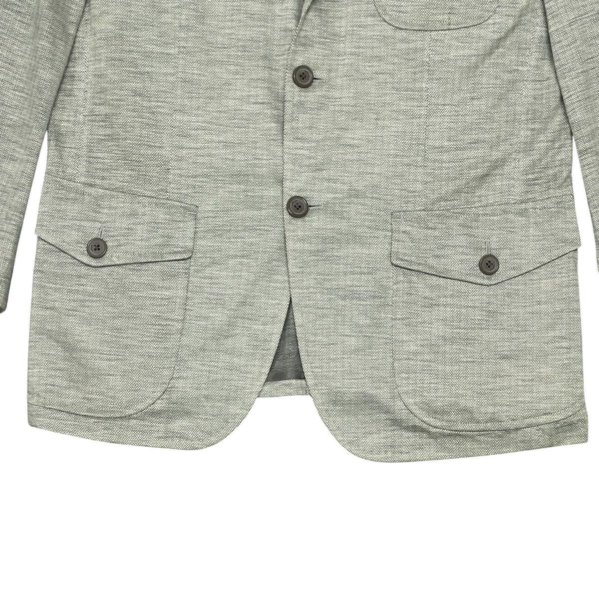 Allegri Vintage Allegri Grey Linen Blend Safari Style Blazer Jacket Size US S / EU 44-46 / 1 - 3 Thumbnail