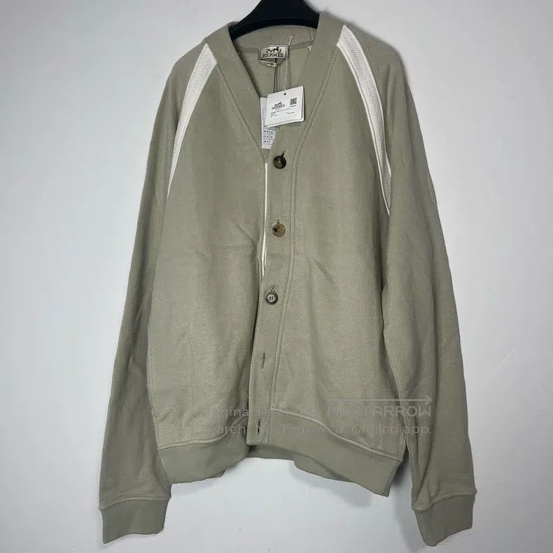 Hermes Hermes Men's Fleece Knit Cardigan Size US L / EU 52-54 / 3 - 1 Thumbnail