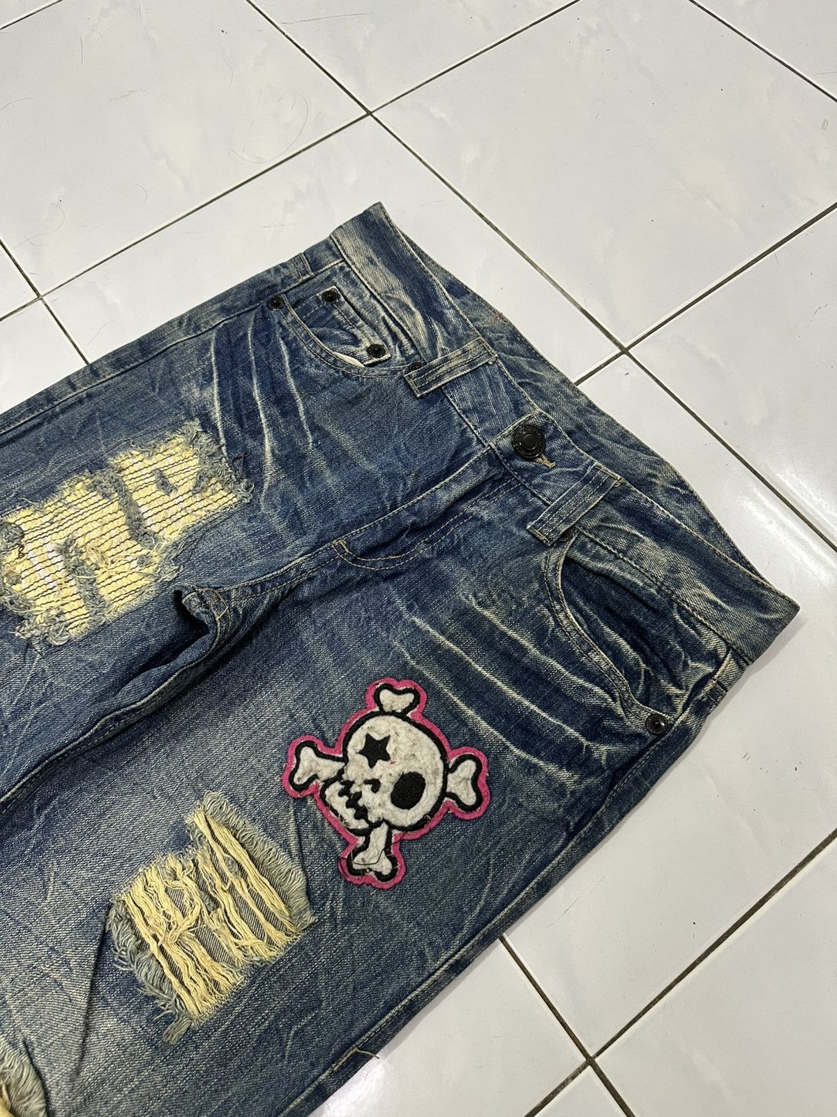 Japanese Brand Vintage BACK & FORTH Punk Style Denim Size US 32 / EU 48 - 7 Thumbnail