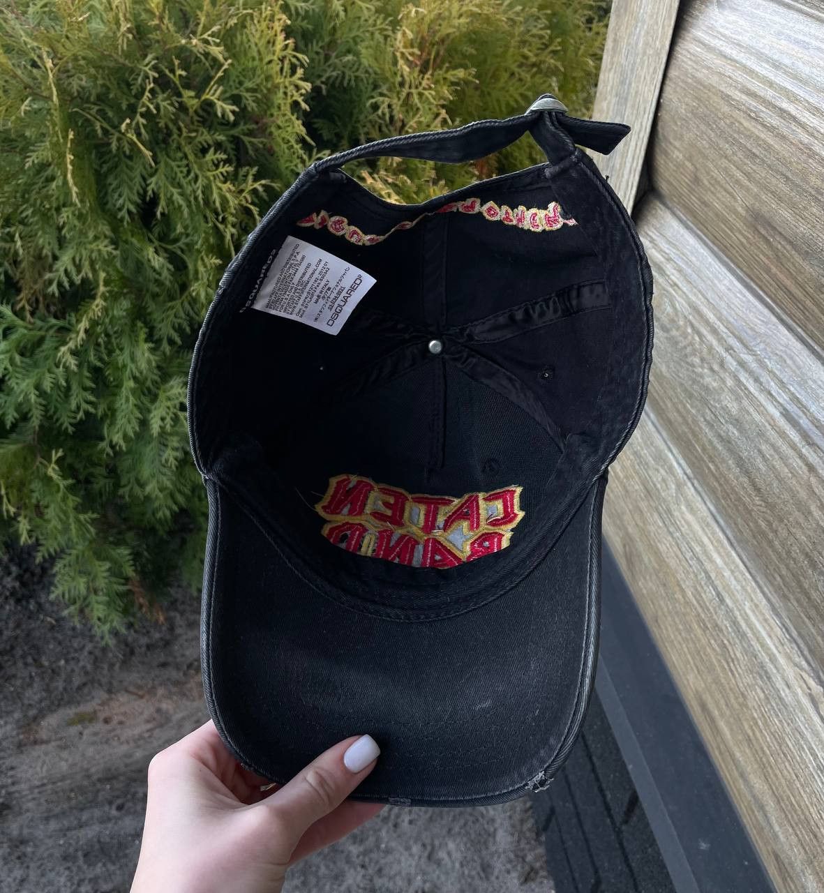 Dsquared2 Dsquared2 Caten Band Black Baseball Cap Hat Size ONE SIZE - 9 Thumbnail