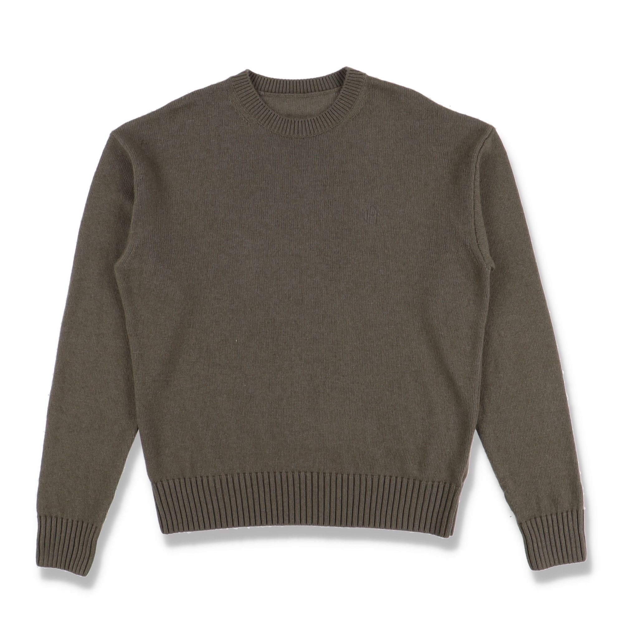 Off-White Green Embroidered Crewneck Knitted Sweater Size US L / EU 52-54 / 3 - 2 Thumbnail
