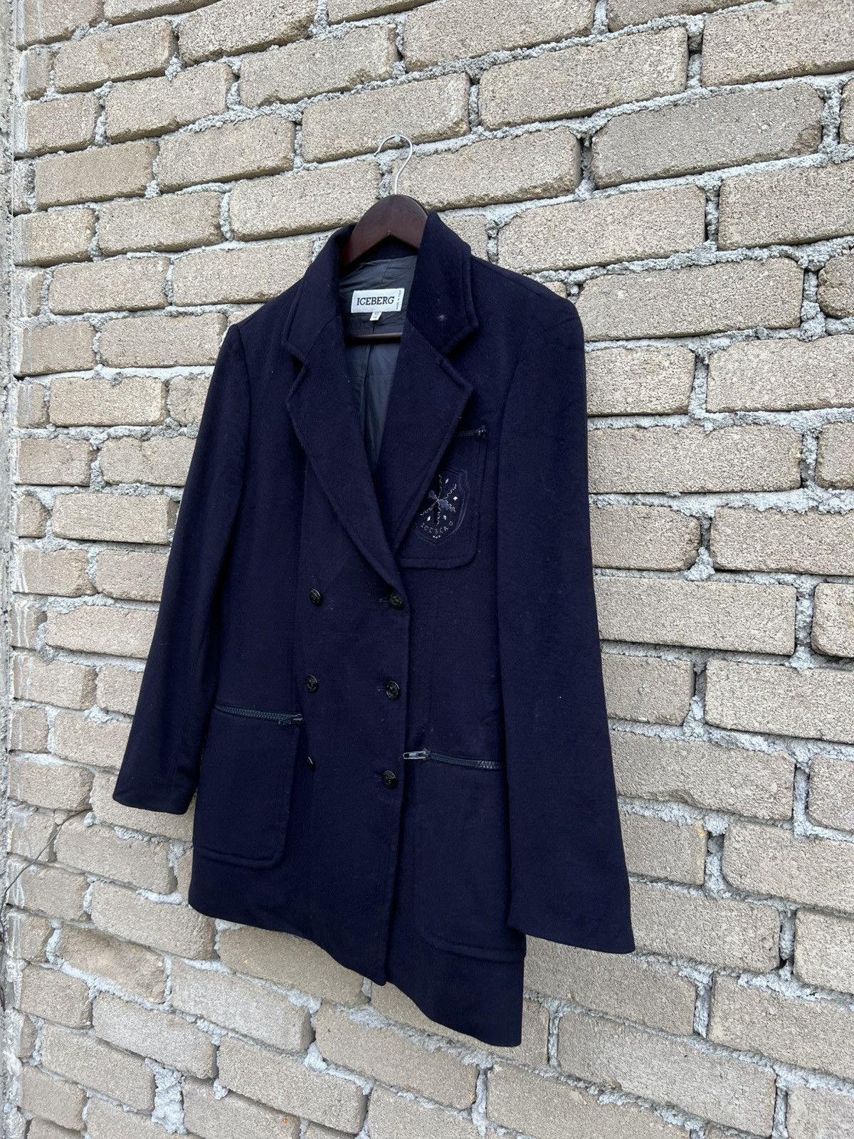Iceberg Iceberg Wool Coats Double Collar Size S / US 4 / IT 40 - 3 Thumbnail