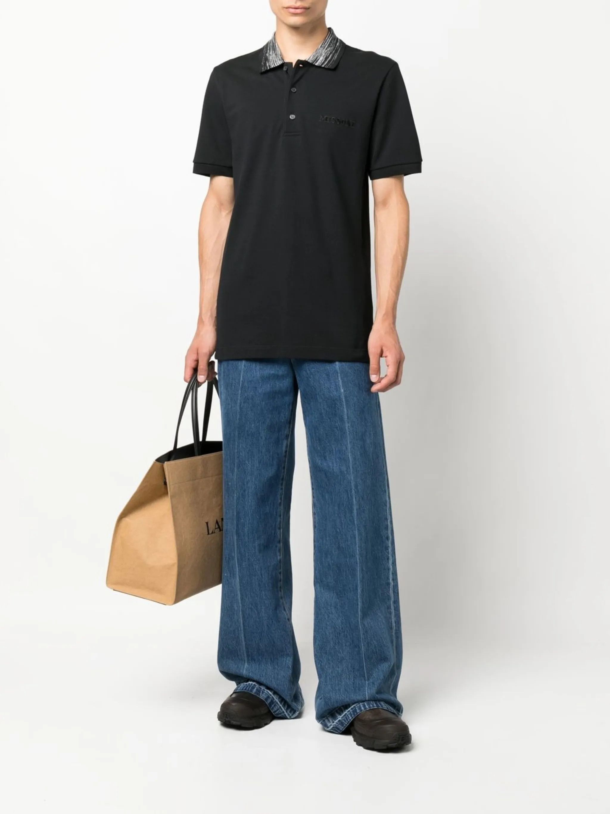 Missoni o1y0225 Polo Shirt in Black Size US S / EU 44-46 / 1 - 5 Thumbnail