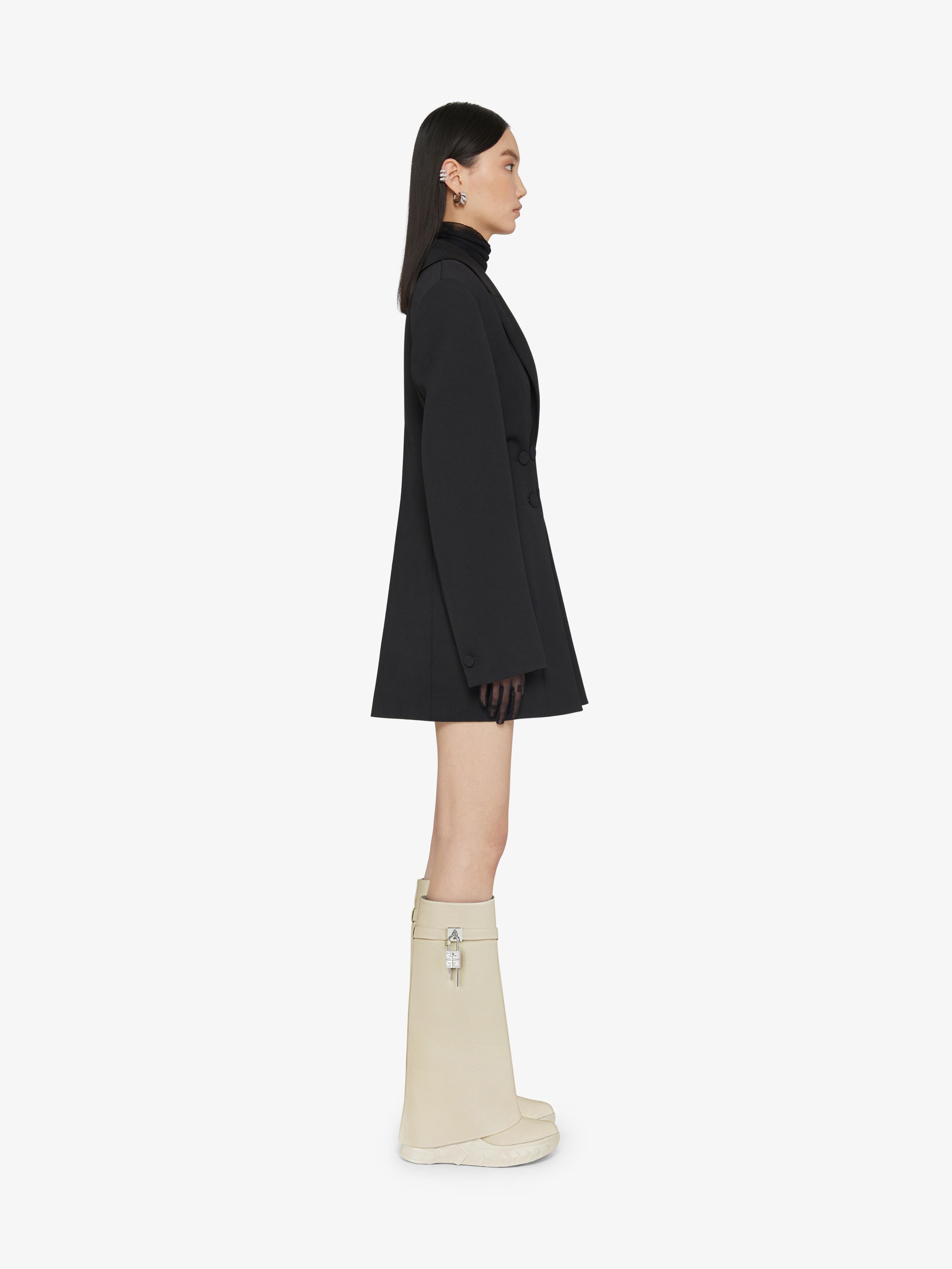 Givenchy o1n1vont0226 Shark Lock Biker Boots in Beige/Natural Size US 5 / IT 35 - 5 Thumbnail