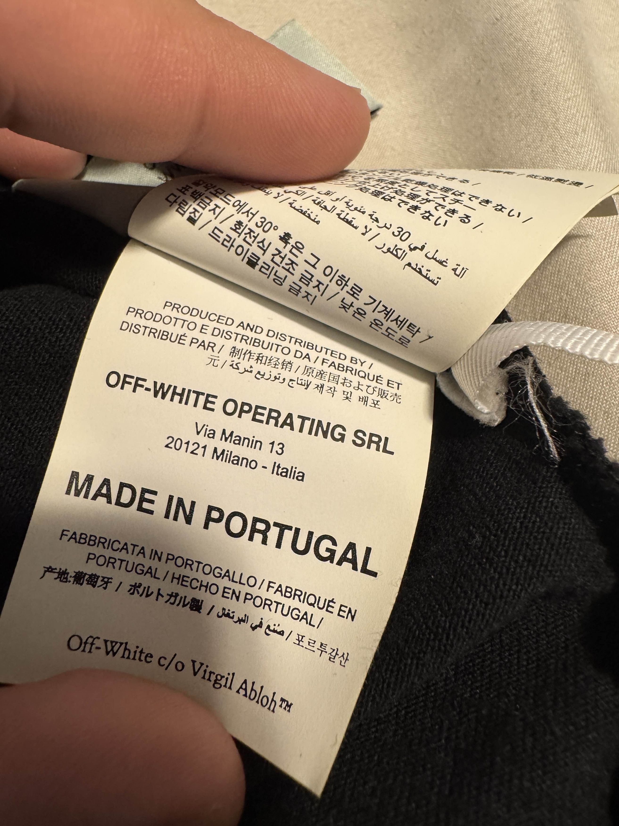 Off-White Off-White Blue Marker Arrows T Shirt | Grailed