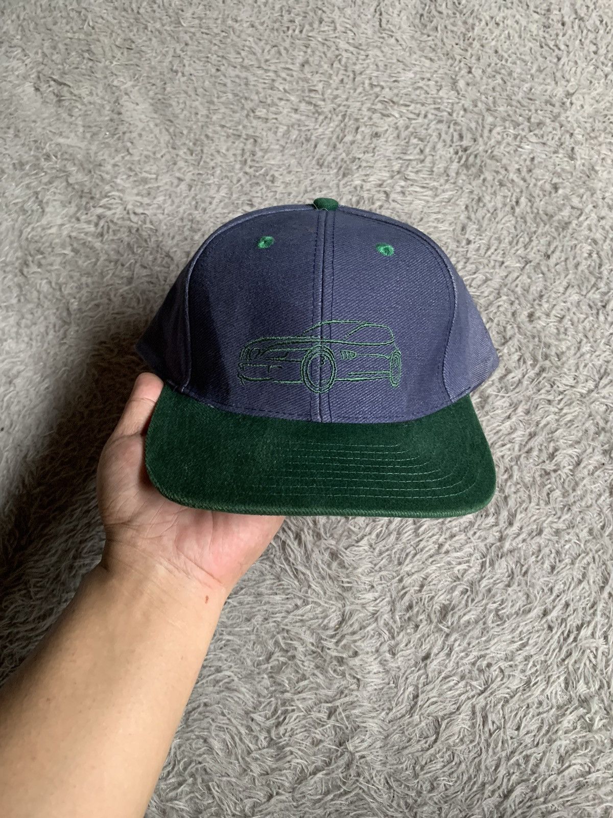 BMW Vintage 90s BMW Two Tone Cap hat Size ONE SIZE - 1 Thumbnail