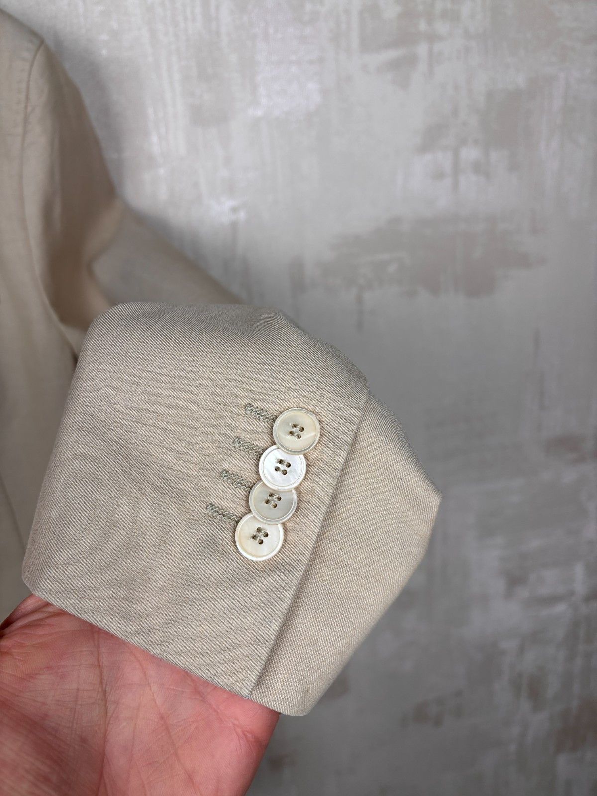 Paoloni Paoloni Cotton Wool Two Button Sport Coat Blazer Size 54 Size US L / EU 52-54 / 3 - 14 Thumbnail