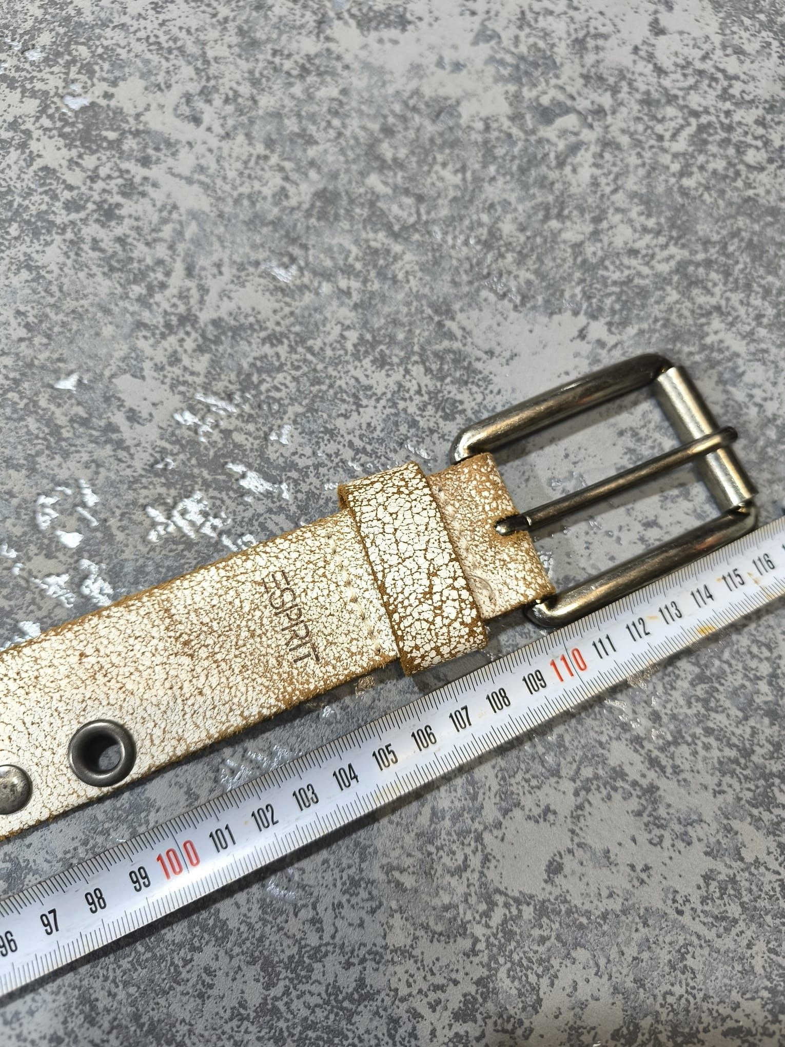 Leather VINTAGE DISTRESSED REAL LEATHER STUDDED BELT Size ONE SIZE - 7 Thumbnail