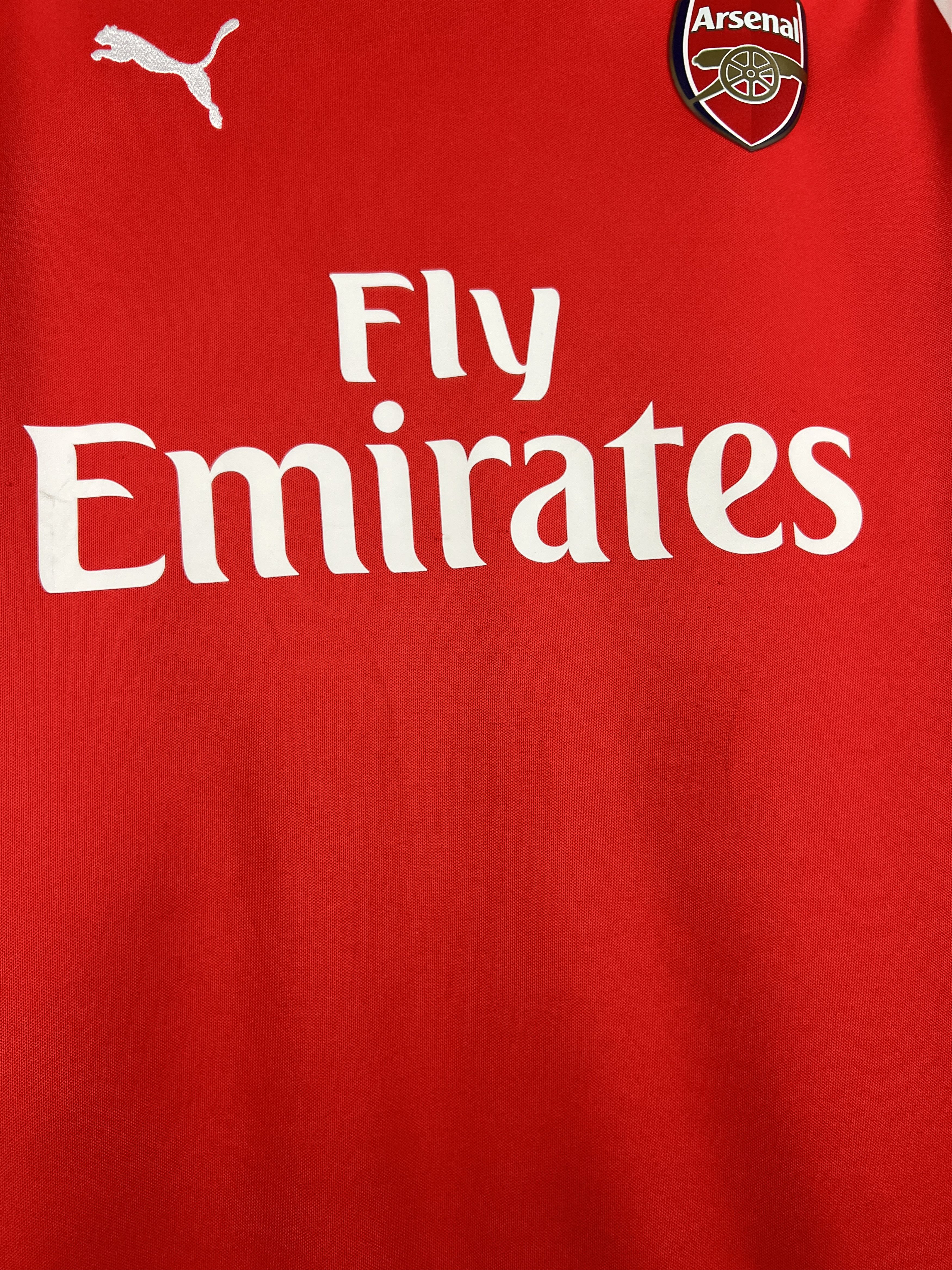 Puma Arsenal Home football shirt Soccer #16 Ramsey Jersey Trikot Size US L / EU 52-54 / 3 - 8 Thumbnail
