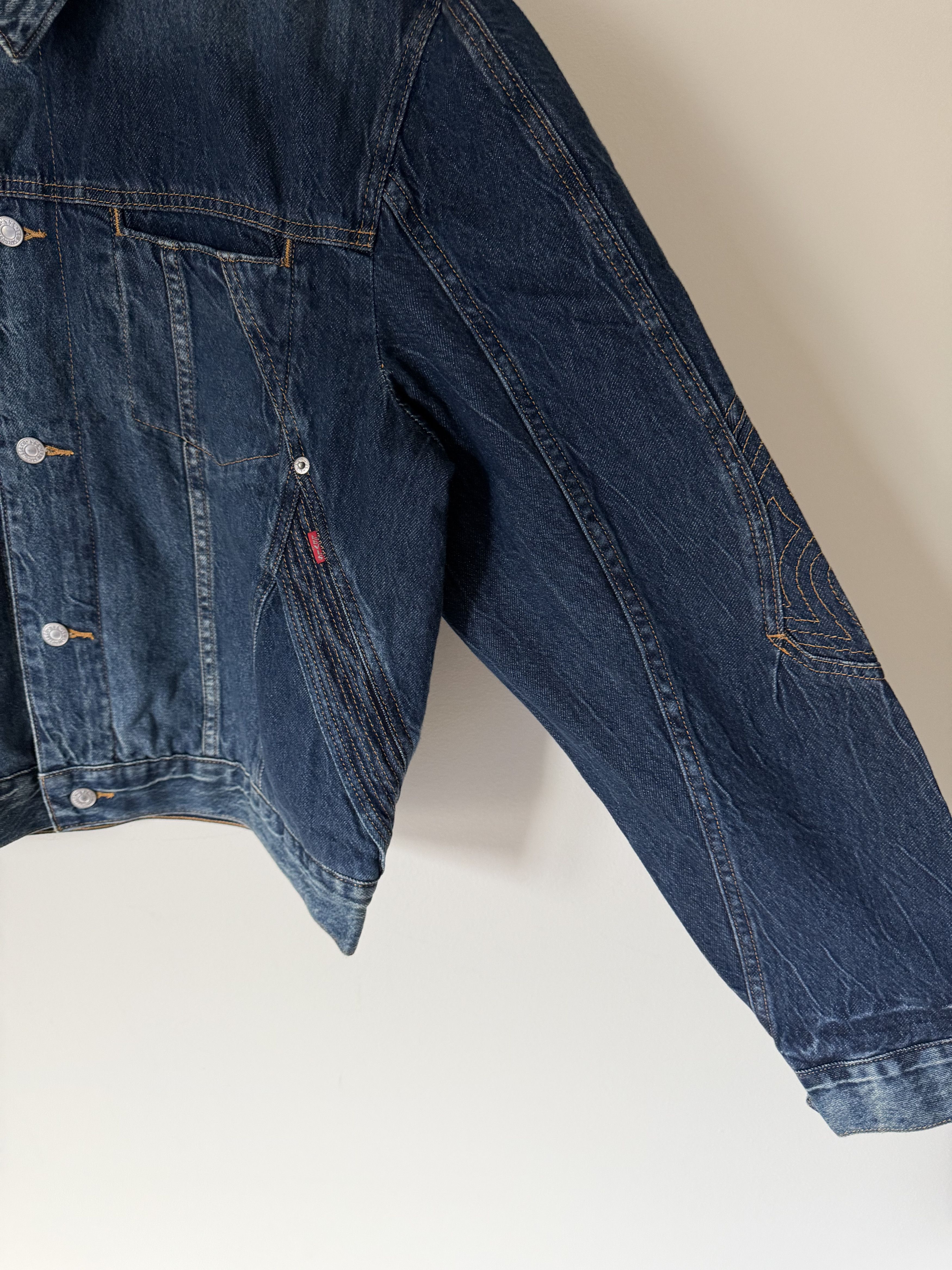 Kiko Kostadinov × Levi's Kiko Kostadinov Levi's Denim Jacket in Blue Size US XL / EU 56 / 4 - 4 Thumbnail