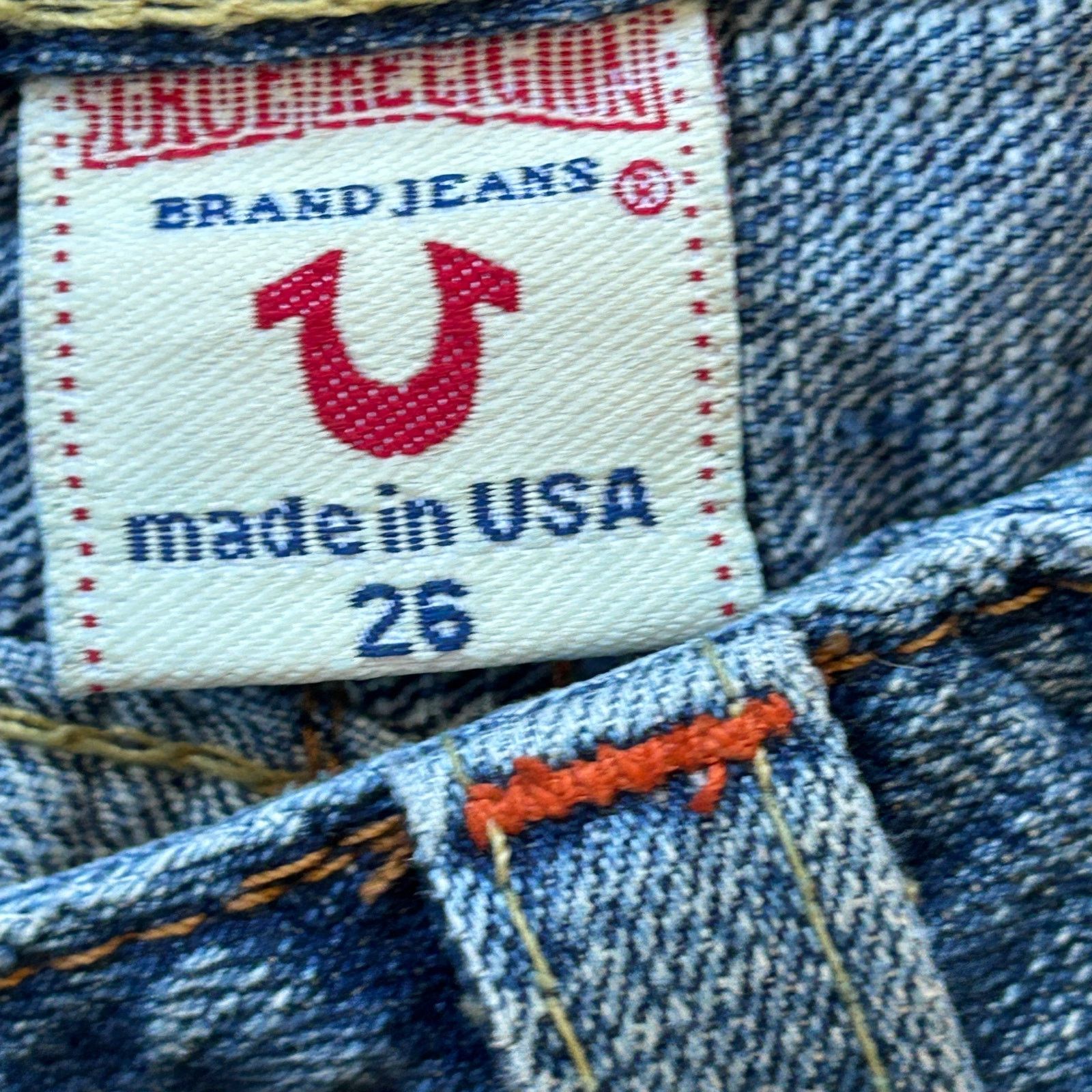True Religion True Religion Joey Denim Jean Skirt Mini 26 Grunge Street Size 26" / US 2 / IT 38 - 12 Thumbnail