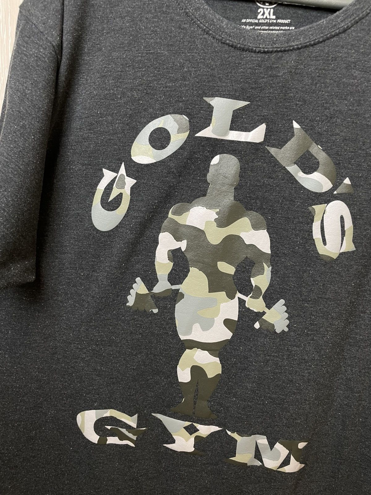 Band Tees GOLD'S GYM MUSCLE FIT GRAPHIC LOGO TEE T SHIRT MUSCLE ARNOLD Size US XXL / EU 58 / 5 - 4 Thumbnail