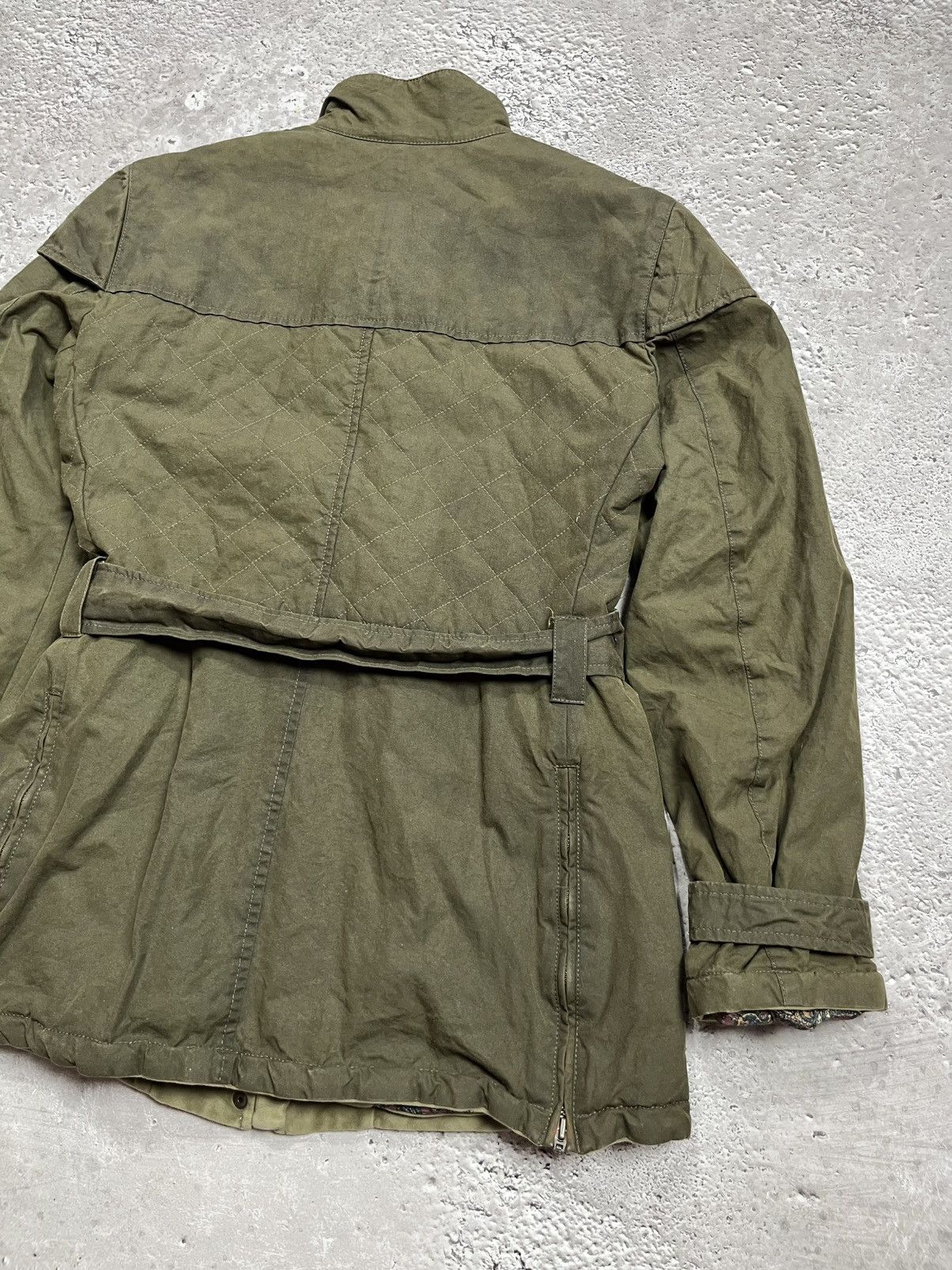 Belstaff Belstaff Gold Label Waxed Cotton Biker Jacket Olive 48 Size US M / EU 48-50 / 2 - 20 Thumbnail