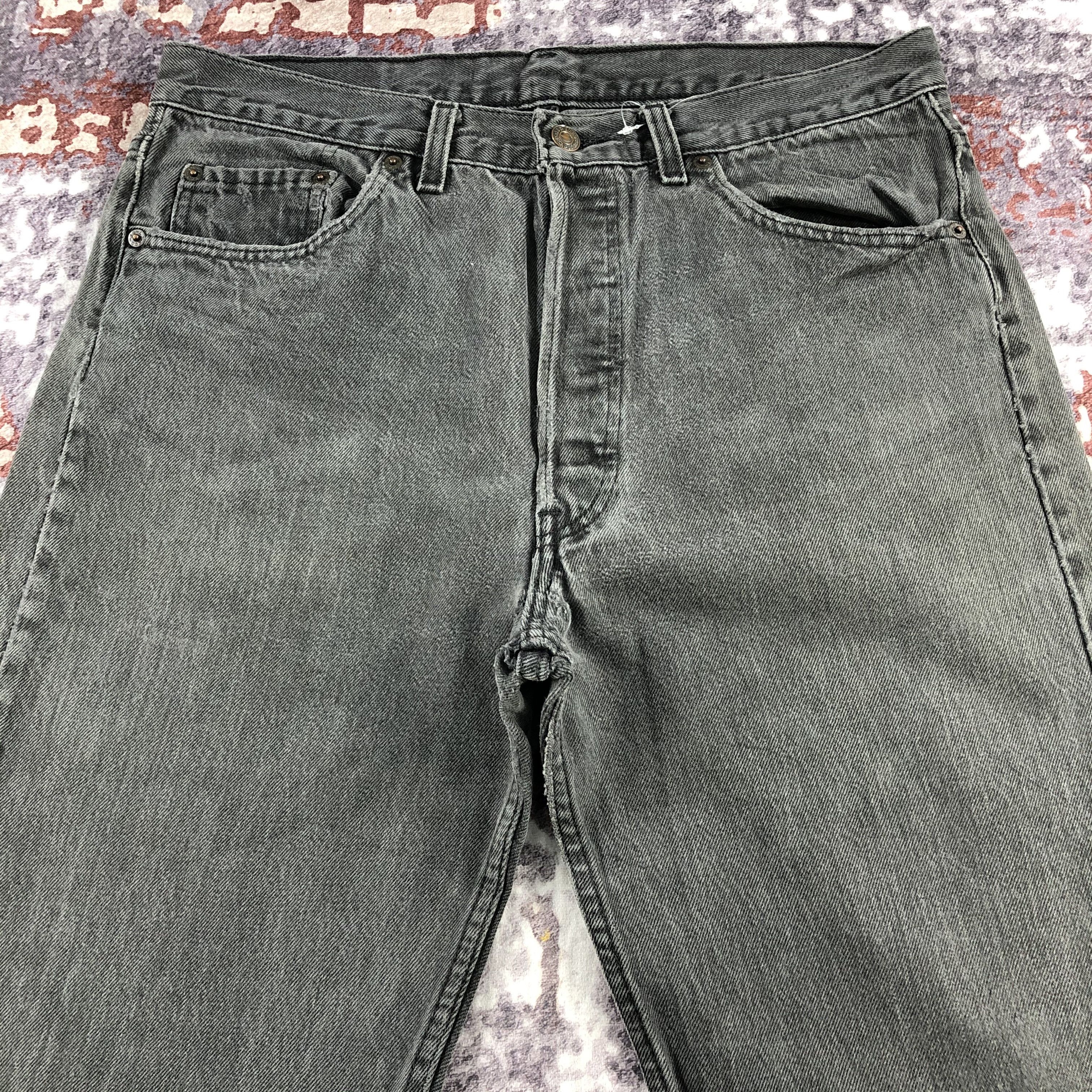 Levi's 90s Vintage Levis 501 Earth Tone Jeans-JM2368 Size US 34 / EU 50 - 3 Thumbnail