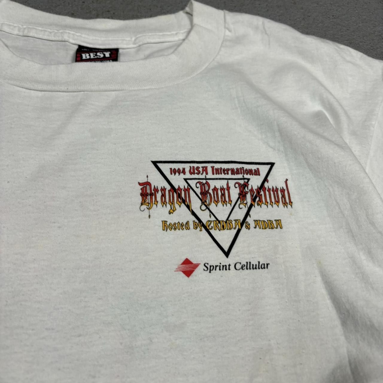 Fruit Of The Loom × Japanese Brand × Vintage Vintage y2k 90s affliction drip boxy dragon t-shirt Size US L / EU 52-54 / 3 - 2 Thumbnail