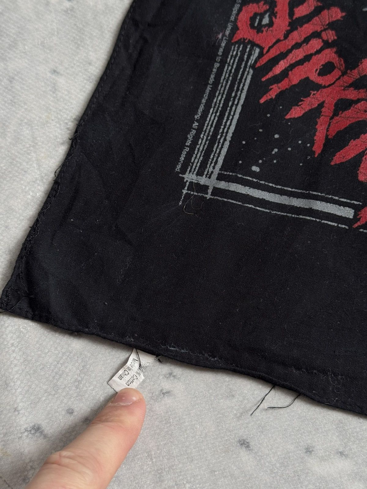 Slipknot Slipknot big logo scarves Rock Size ONE SIZE - 3 Thumbnail