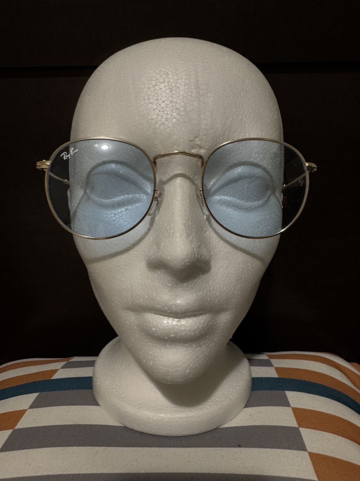 RayBan 3x vintage RAY-BAN BLUE LENS SUNGLASSES! *Estate Sale Find* Size ONE SIZE - 8 Thumbnail