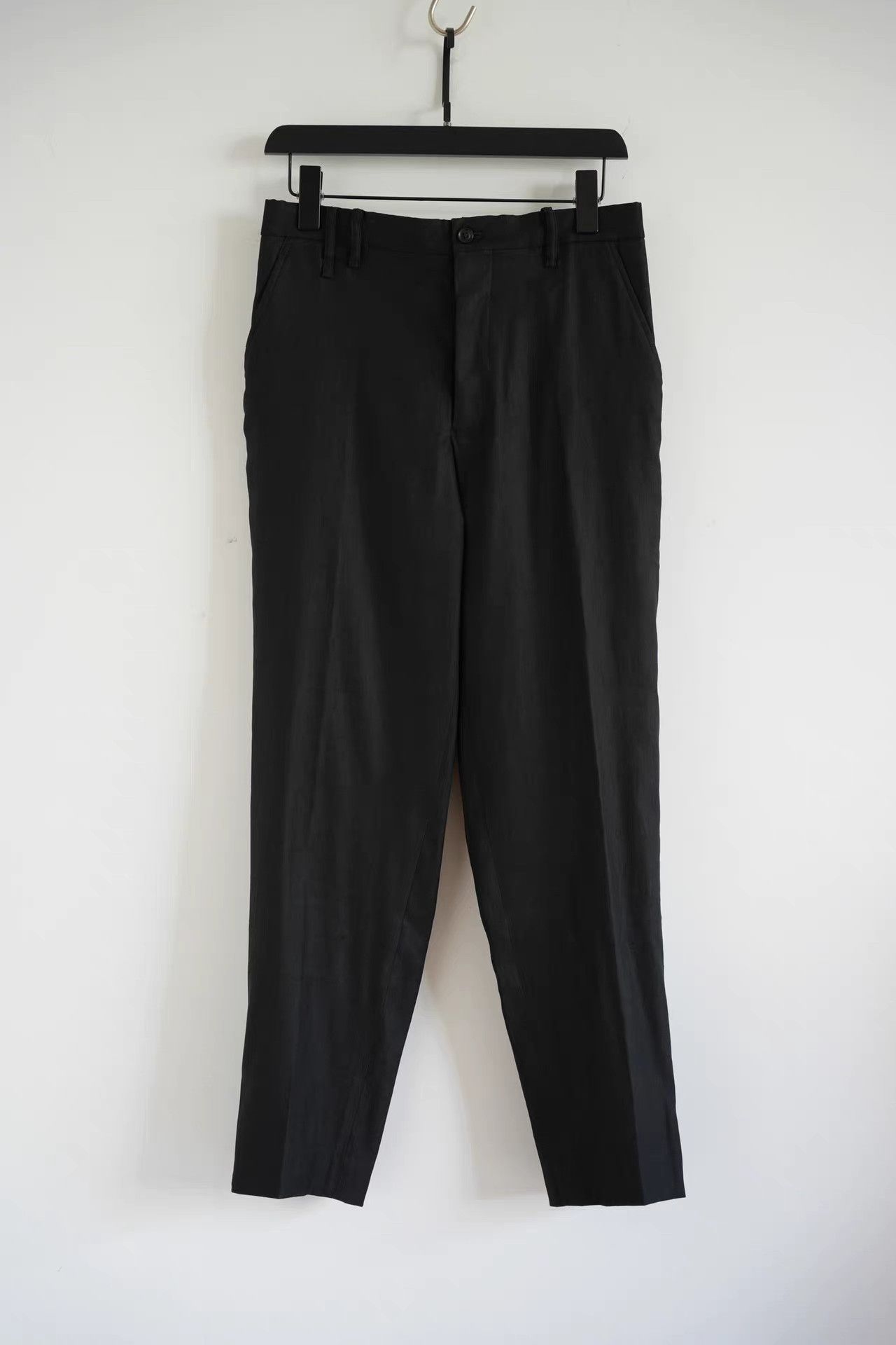 Yohji Yamamoto Yohji Yamamoto 16ss White Stitch Zip Dress Pants K4 Size US 34 / EU 50 - 1 Thumbnail