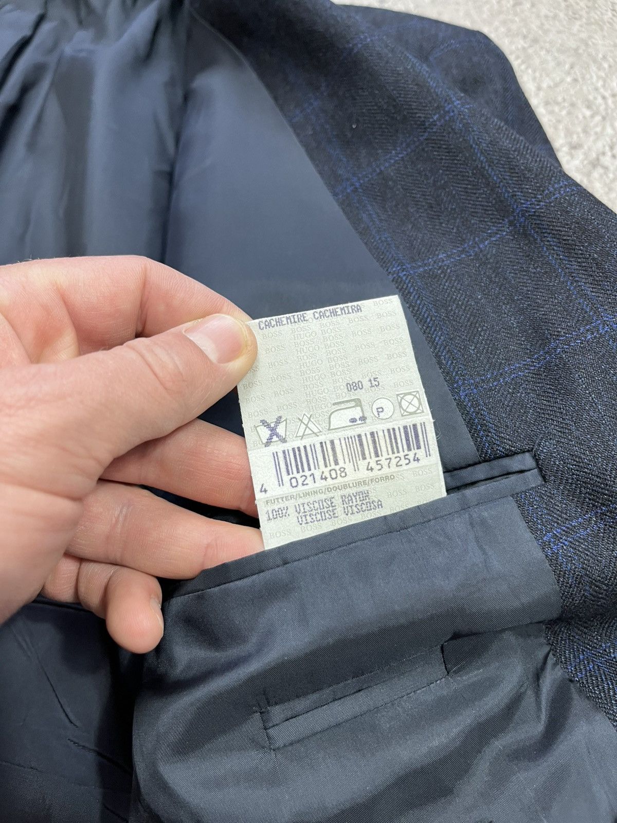 Hugo Boss Hugo Boss Einstein Wool Cashmere Navy Blazer Jacket Size 58 Size US XXL / EU 58 / 5 - 10 Thumbnail