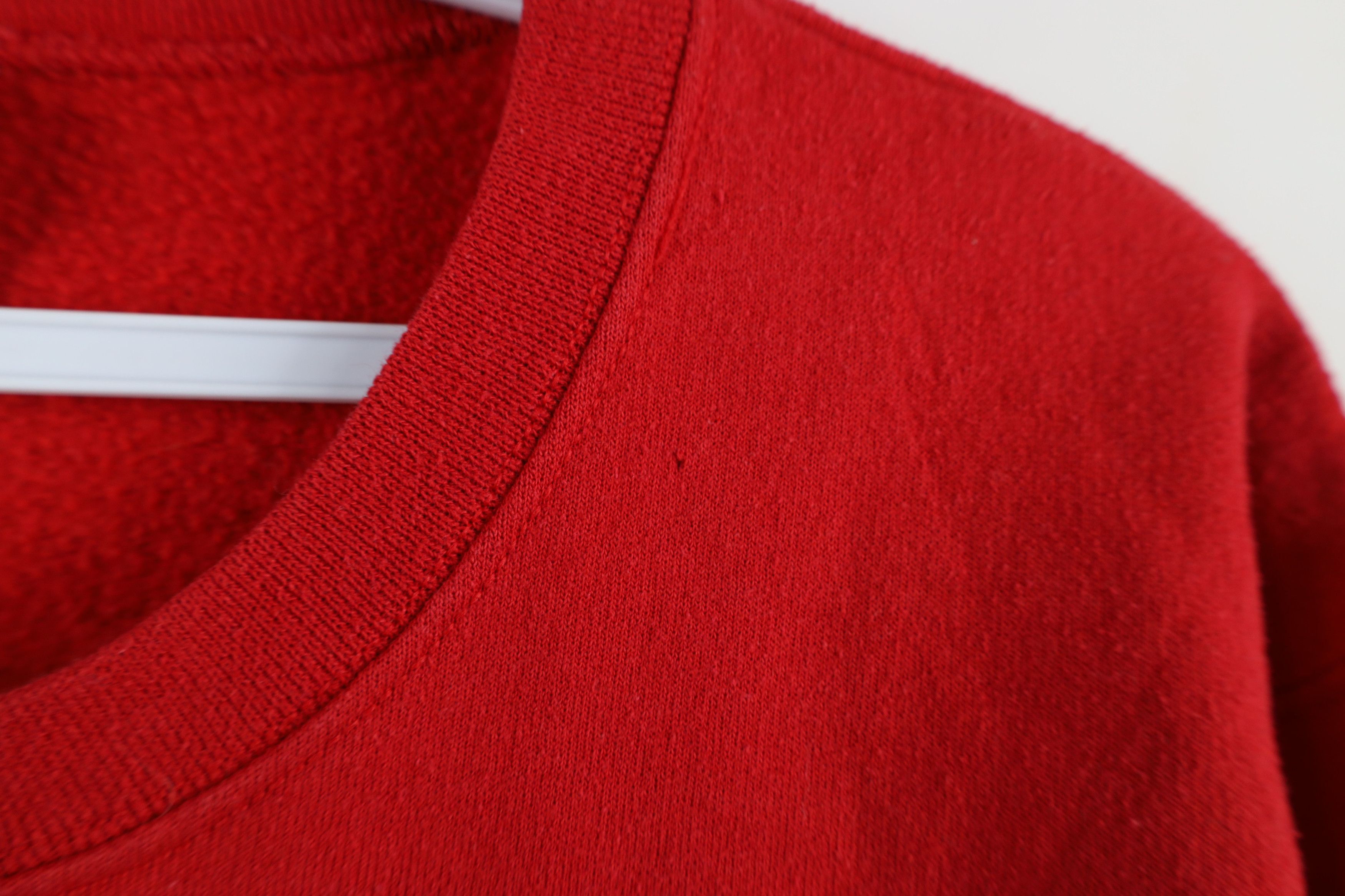 Vintage Vintage 90s Y2K Youngstown State University Sweatshirt Red Size S / US 4 / IT 40 - 4 Thumbnail