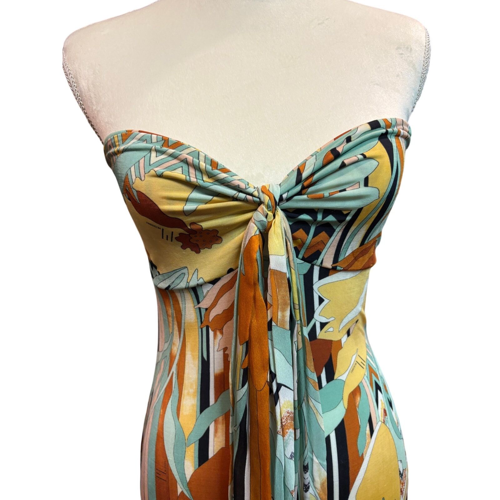 Missoni M Missoni Strapless Halter Maxi Evening Gown Size 6 Size M / US 6-8 / IT 42-44 - 8 Thumbnail