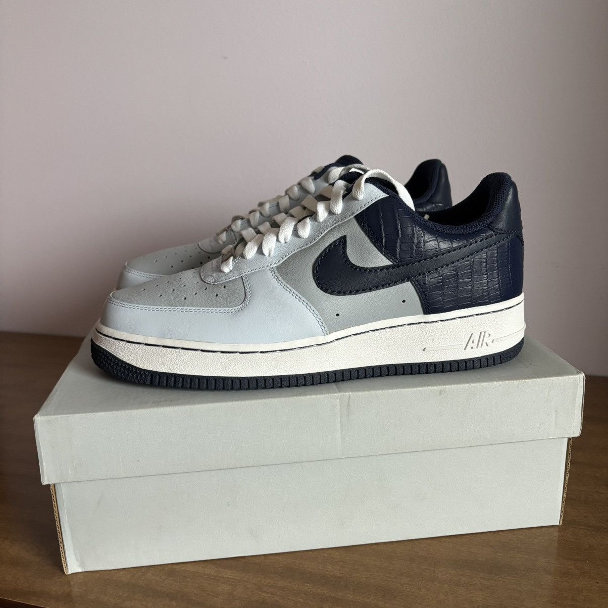 Nike 2008 Nike Air Force 1 Low Blue Mist/Ice/Navy - Size 11W/9.5M Size US 9.5 / EU 42-43 - 1 Thumbnail