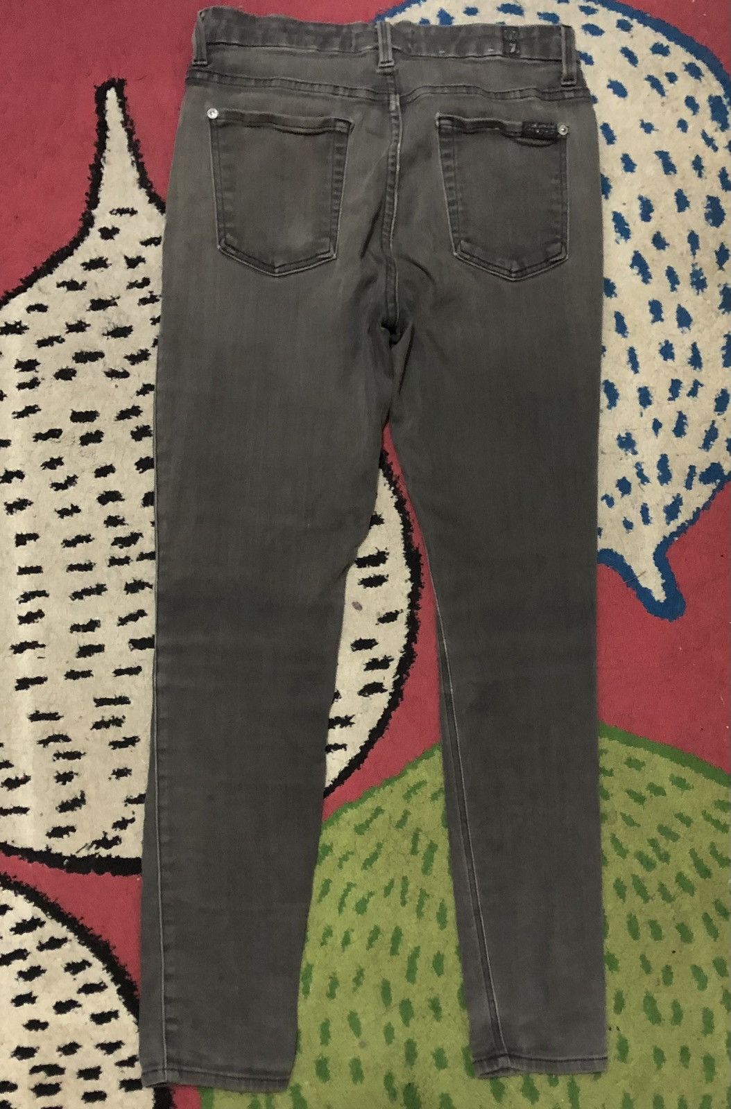 7 For All Mankind 7 For All Mankind high waist ankle skinny Stretch Denim Size US 31 - 2 Thumbnail