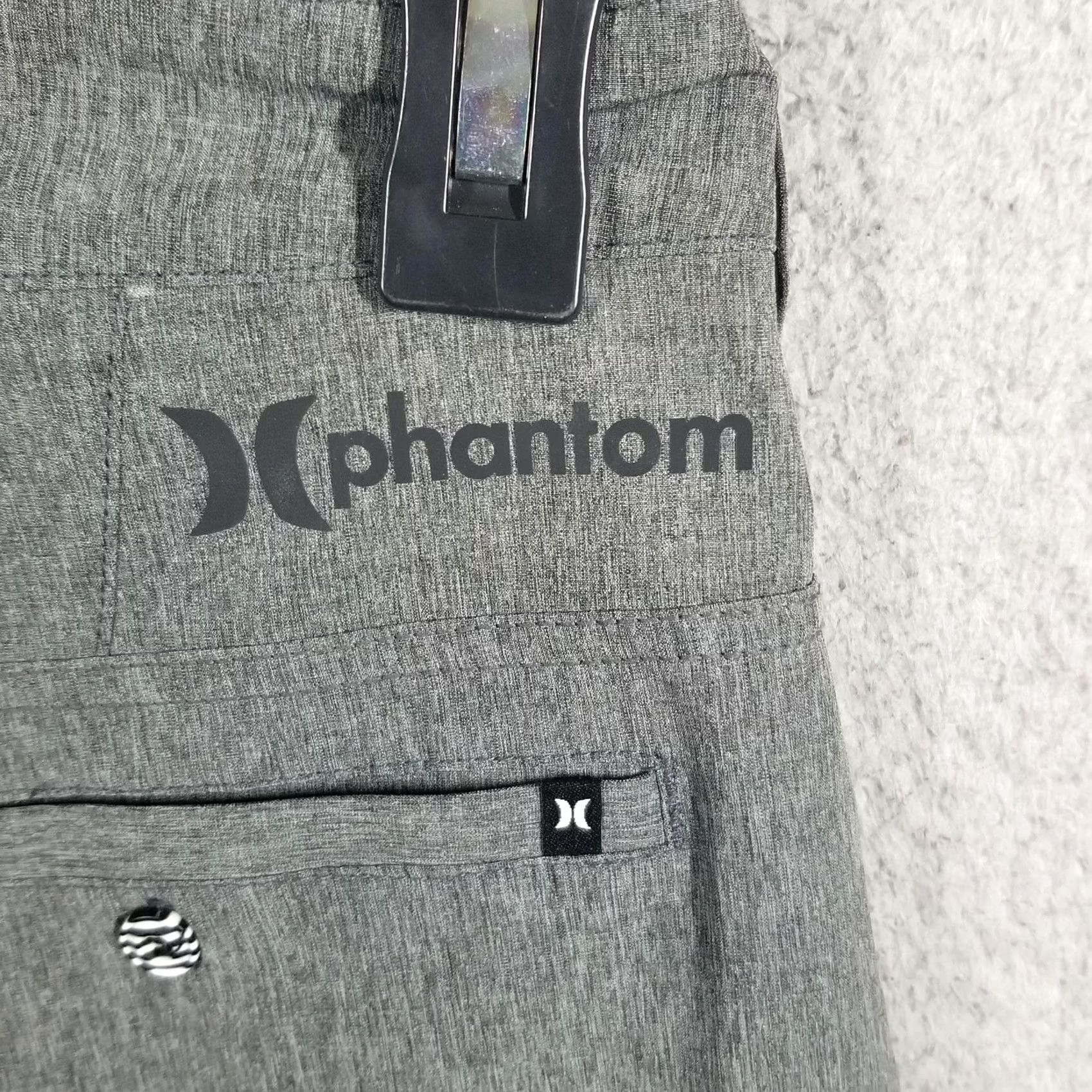 Hurley Hurley Phantom Shorts Mens 30 Gray Modern Fit 18.5 Inch Hybrid Stretch Shirt? Size US 30 / EU 46 - 4 Thumbnail
