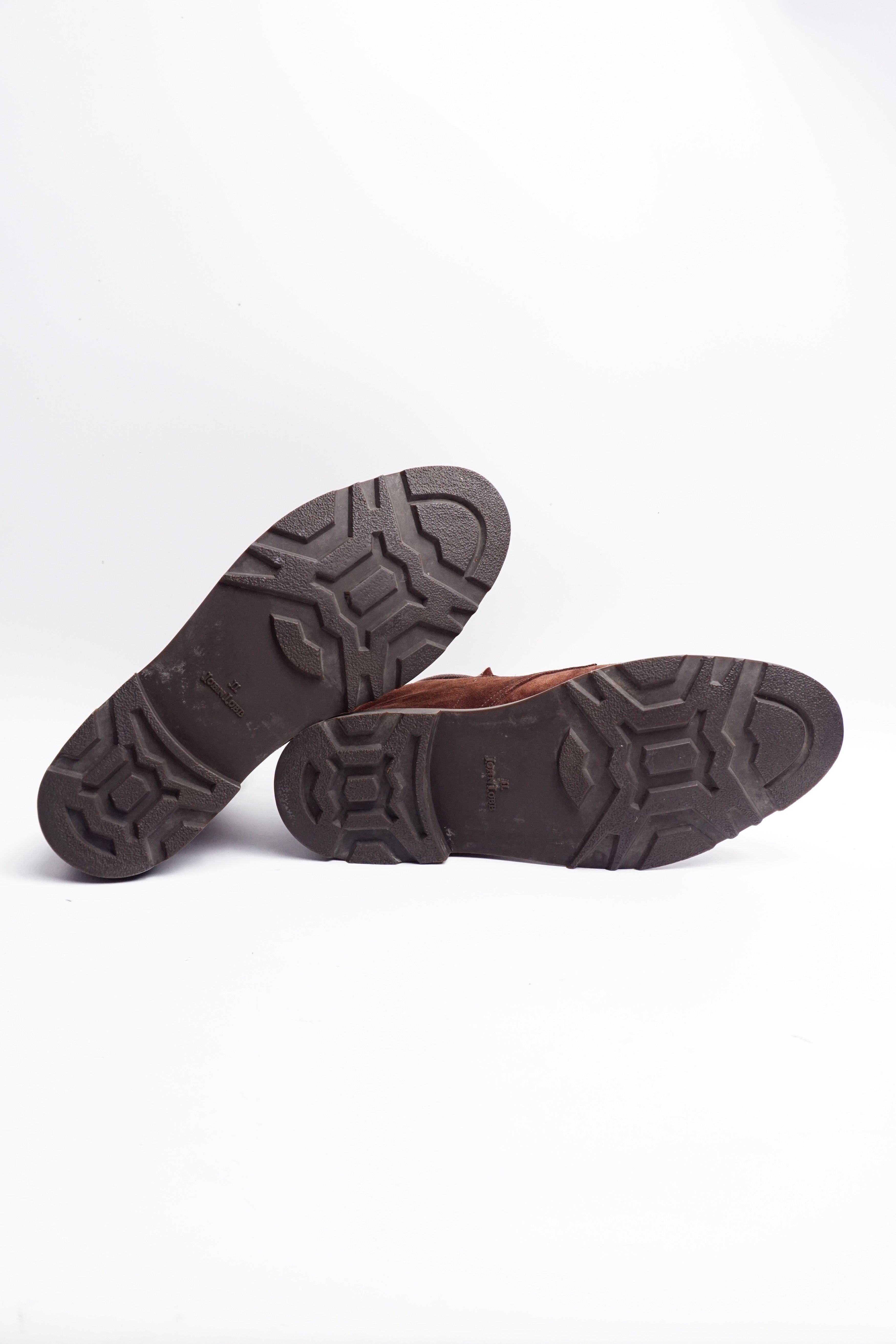 John Lobb John Lobb ( 2000s ) – Barrow – Brown Suede (Cottage Line) Size US 11 / EU 44 - 9 Thumbnail