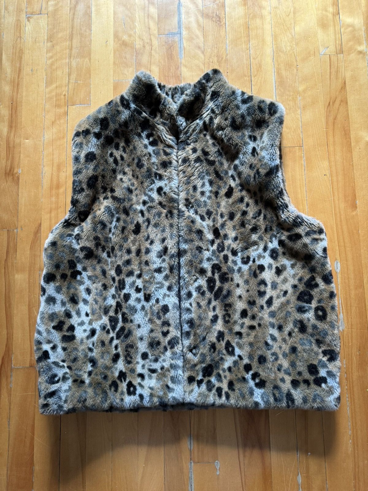 Japanese Brand × Vintage Leopard Vest Vintage Size US XL / EU 56 / 4 - 1 Thumbnail