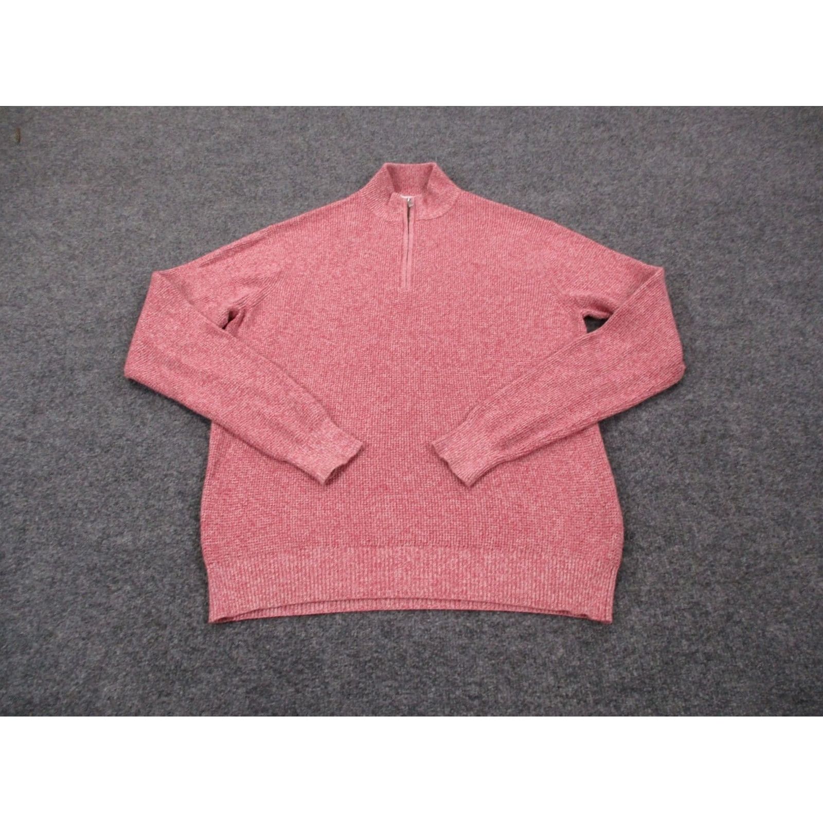 Peter Millar Peter Millar Sweater Mens L Active Performance Stretch Pullover Red Knit Wool Cotton 1/4 Zip Thermal Lightweight Golf Tennis Walking Full Zip? Size US L / EU 52-54 / 3 - 2 Thumbnail