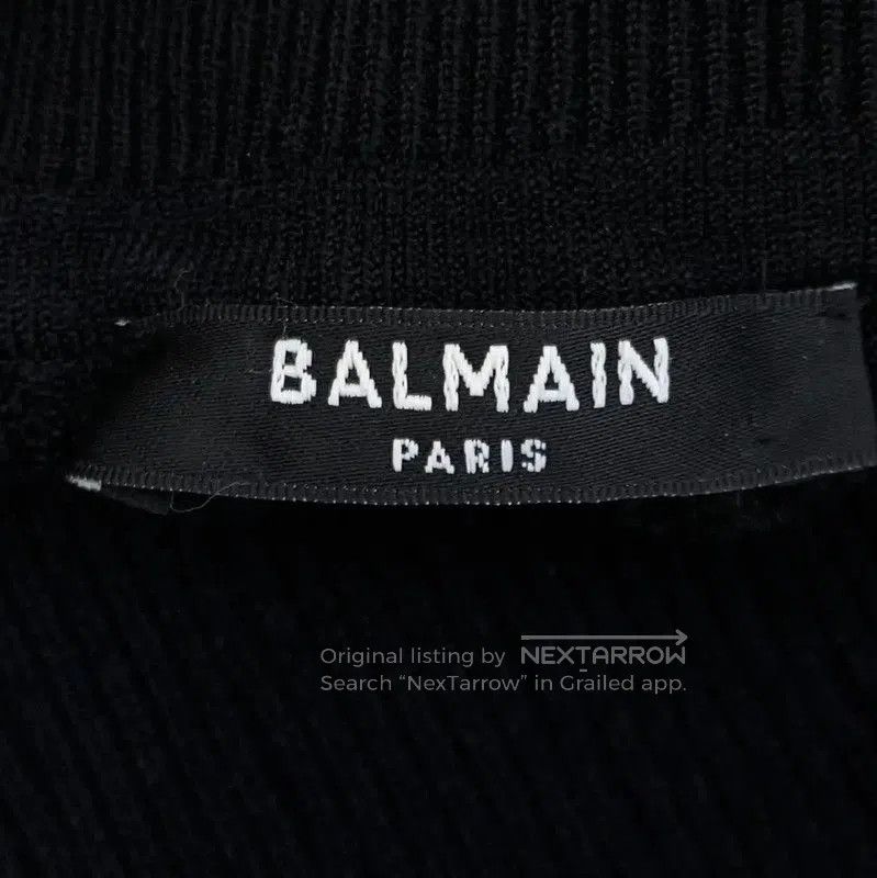 Balmain Balmain Women's Short Sleeve Black Dress . Size XXS / US 00 / IT 34 - 7 Thumbnail