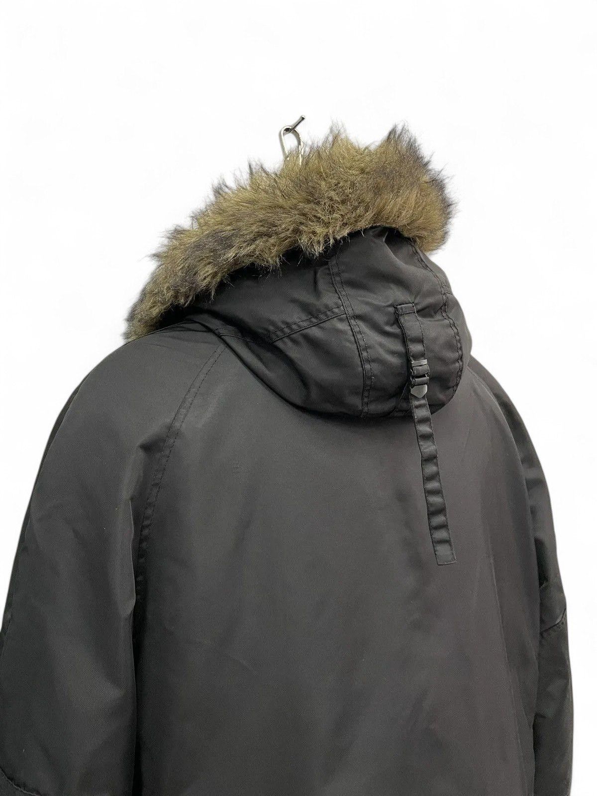 Alpha Industries Vintage Black Parka Jacket Faux Fur Hood Military Size US S / EU 44-46 / 1 - 9 Thumbnail