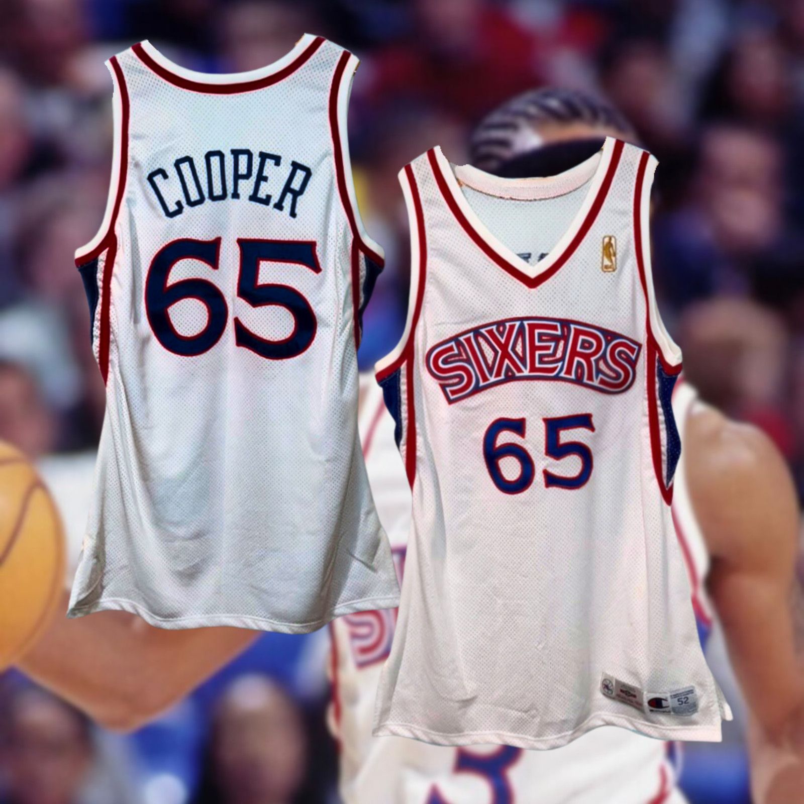 Champion Philadelphia 76ers 96-97 Game Issued Jersey Sz 52 +4 Size US XL / EU 56 / 4 - 12 Thumbnail