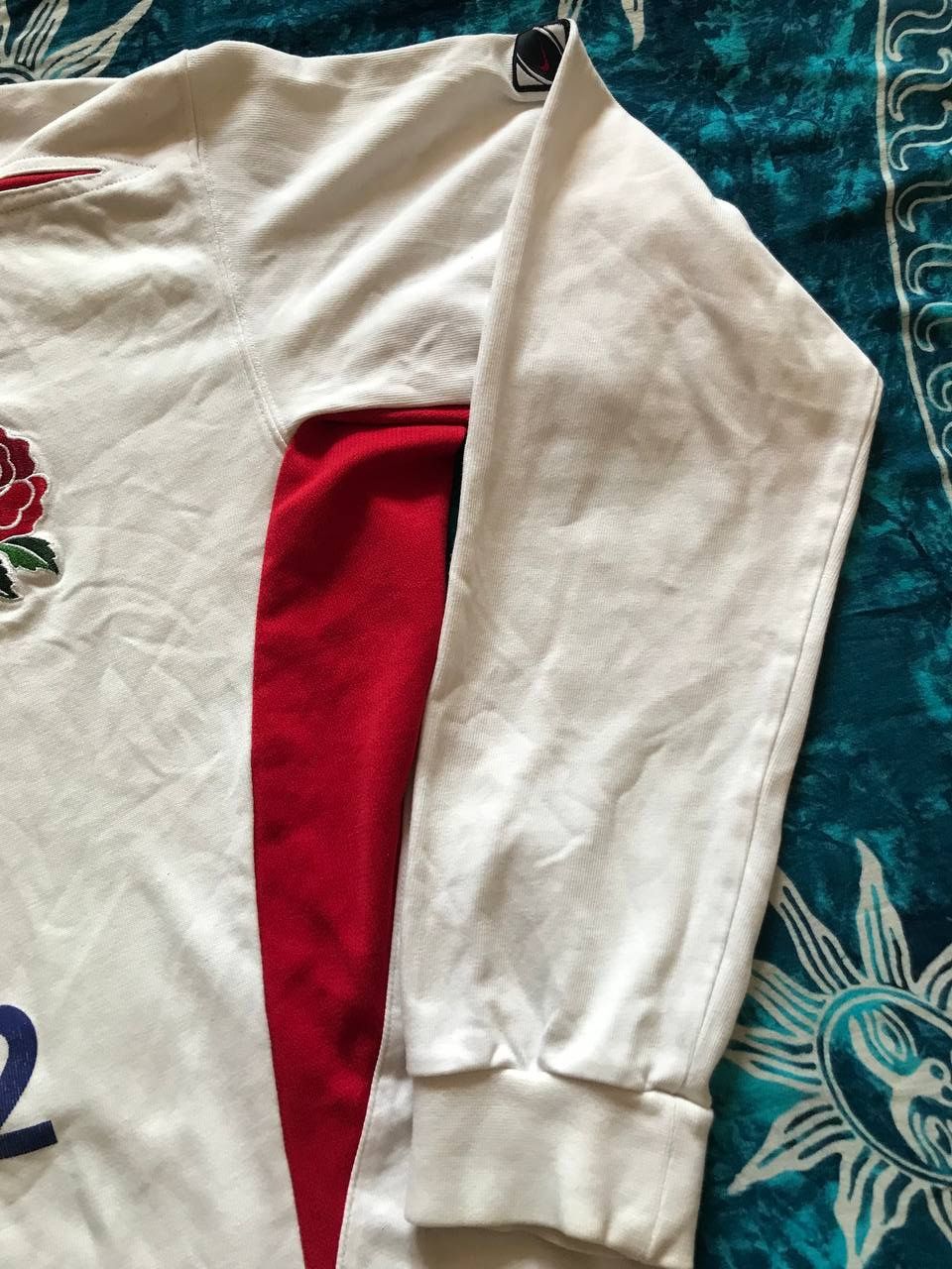 Nike Vintage 90s Nike Rugby Jersey Y2K England Long Sleeve Size US M / EU 48-50 / 2 - 8 Thumbnail