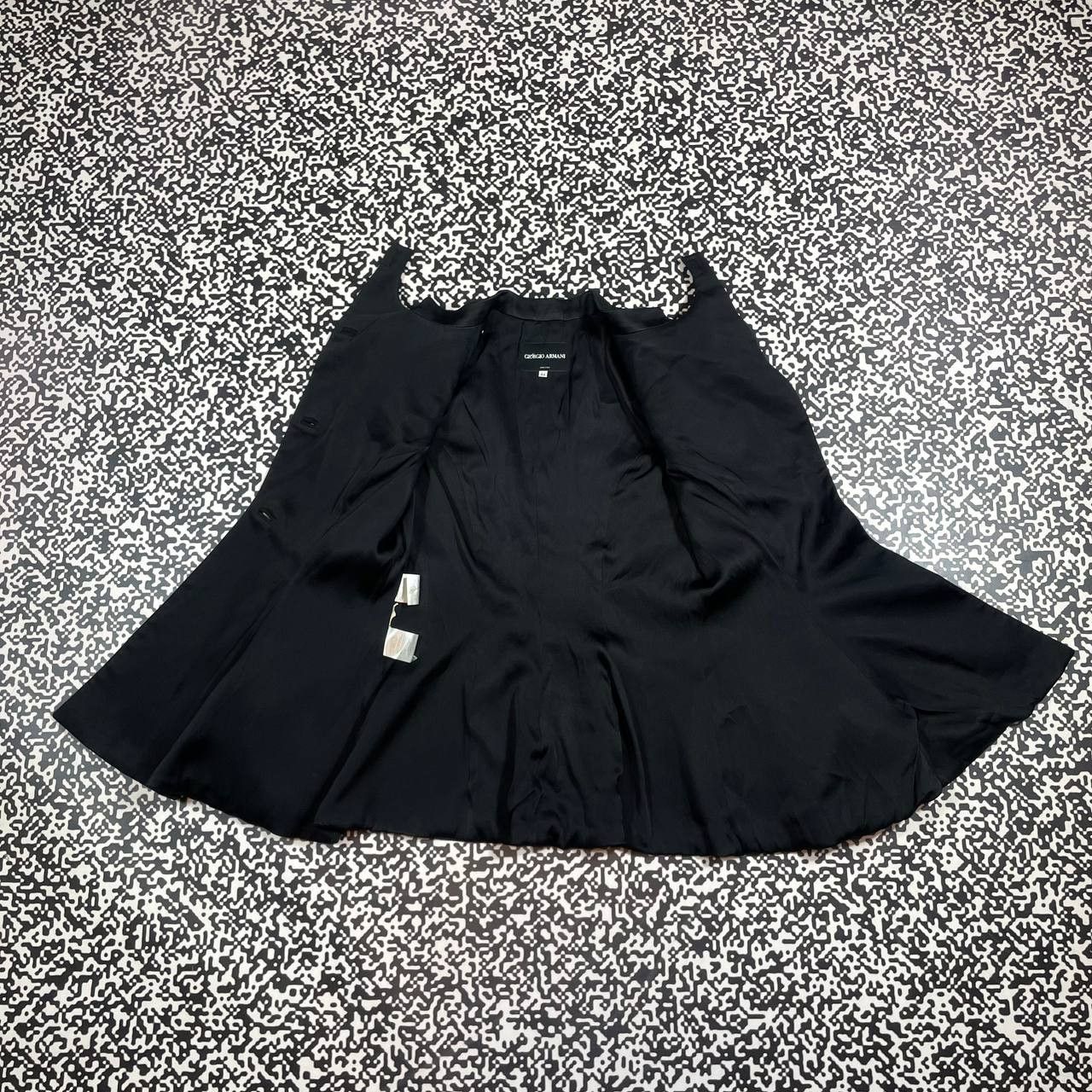 Giorgio Armani Vintage 90s Giorgio Armani Luxury Flared Napoleon Blazer Size M / US 6-8 / IT 42-44 - 4 Thumbnail