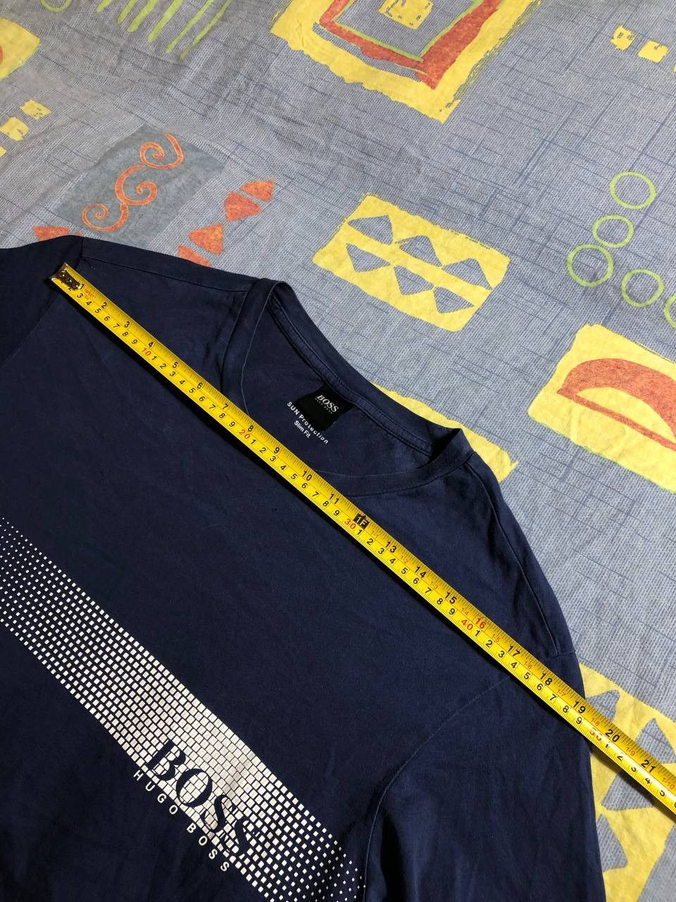 Hugo Boss Hugo Boss tee grey big logo Size US M / EU 48-50 / 2 - 4 Thumbnail